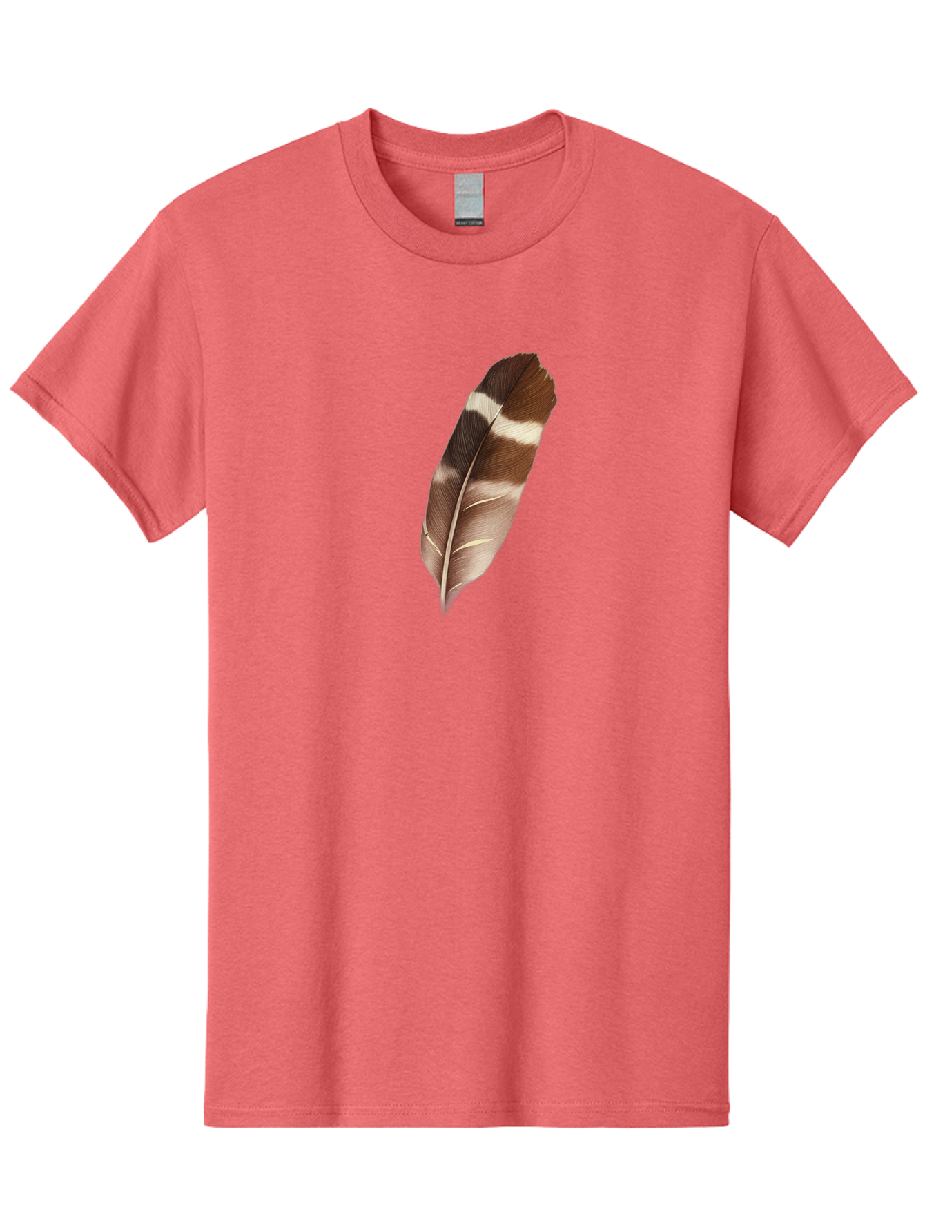 Brown-Feather-2 Men'S Graphic Tee, 100% Cotton, Comfortable Casual Summer Wear, Machine Washable, Vintage Camera, Old Camera, Antique Camera, Black Camera, Classic Photography, Photography Equipment, Nostalgic Device, Film Camera, Camera Art Bai604