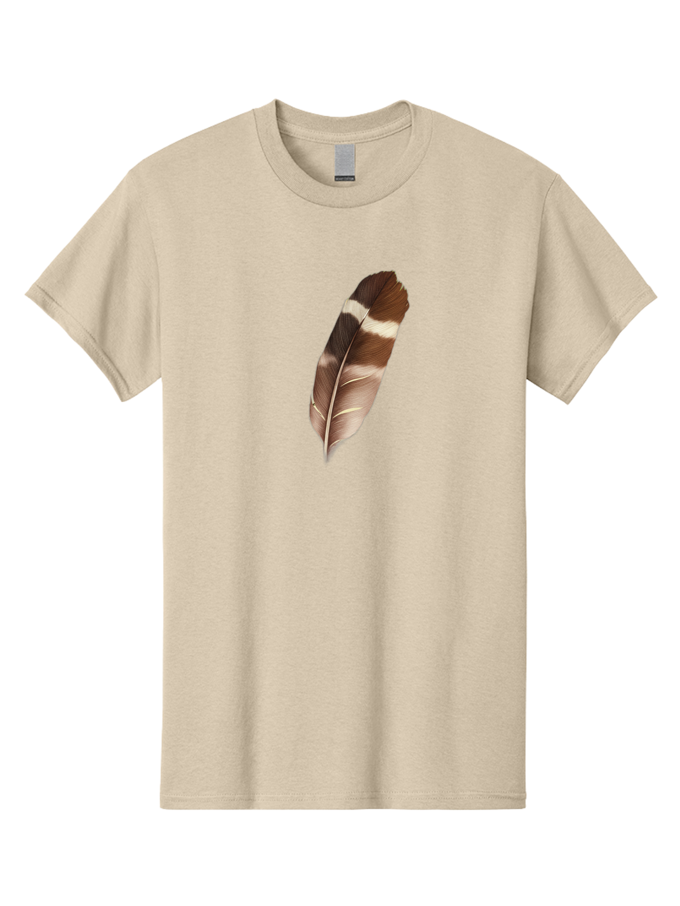 Brown-Feather-2 Men'S Graphic Tee, 100% Cotton, Comfortable Casual Summer Wear, Machine Washable, Vintage Camera, Old Camera, Antique Camera, Black Camera, Classic Photography, Photography Equipment, Nostalgic Device, Film Camera, Camera Art Bai604
