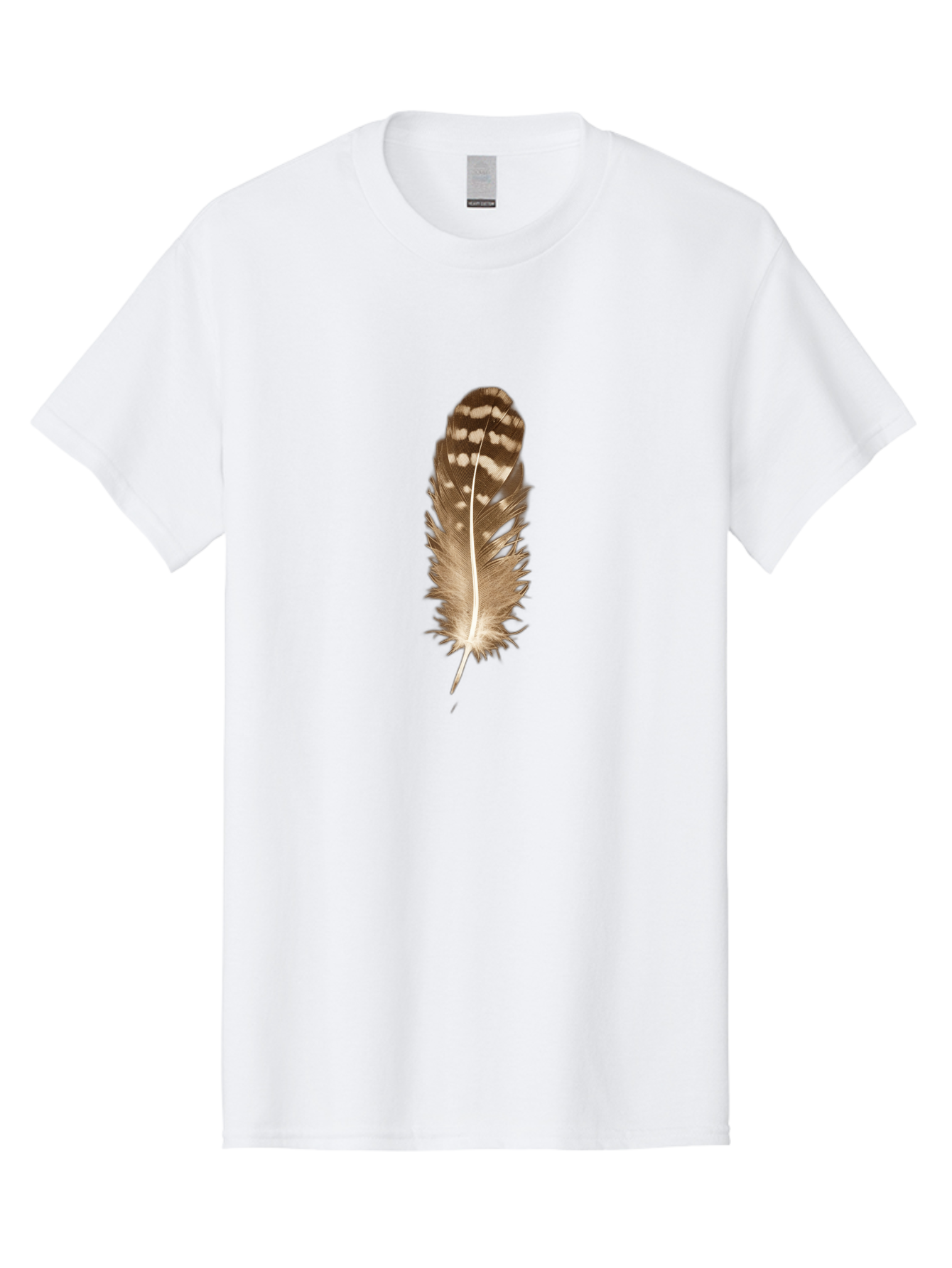 Brown-Feather Men'S Graphic Tee, 100% Cotton, Comfortable Casual Summer Wear, Machine Washable, Vintage Camera, Old Camera, Antique Camera, Black Camera, Classic Photography, Photography Equipment, Nostalgic Device, Film Camera, Camera Art Bai605