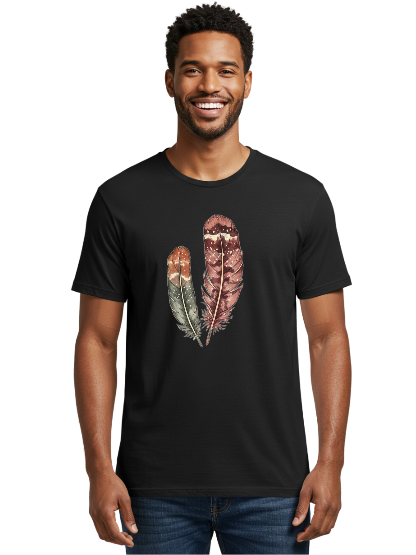 Brown-Feathers Men'S Graphic Tee, 100% Cotton, Comfortable Casual Summer Wear, Machine Washable, Vintage Camera, Old Camera, Antique Camera, Black Camera, Classic Photography, Photography Equipment, Nostalgic Device, Film Camera, Camera Art Bai606
