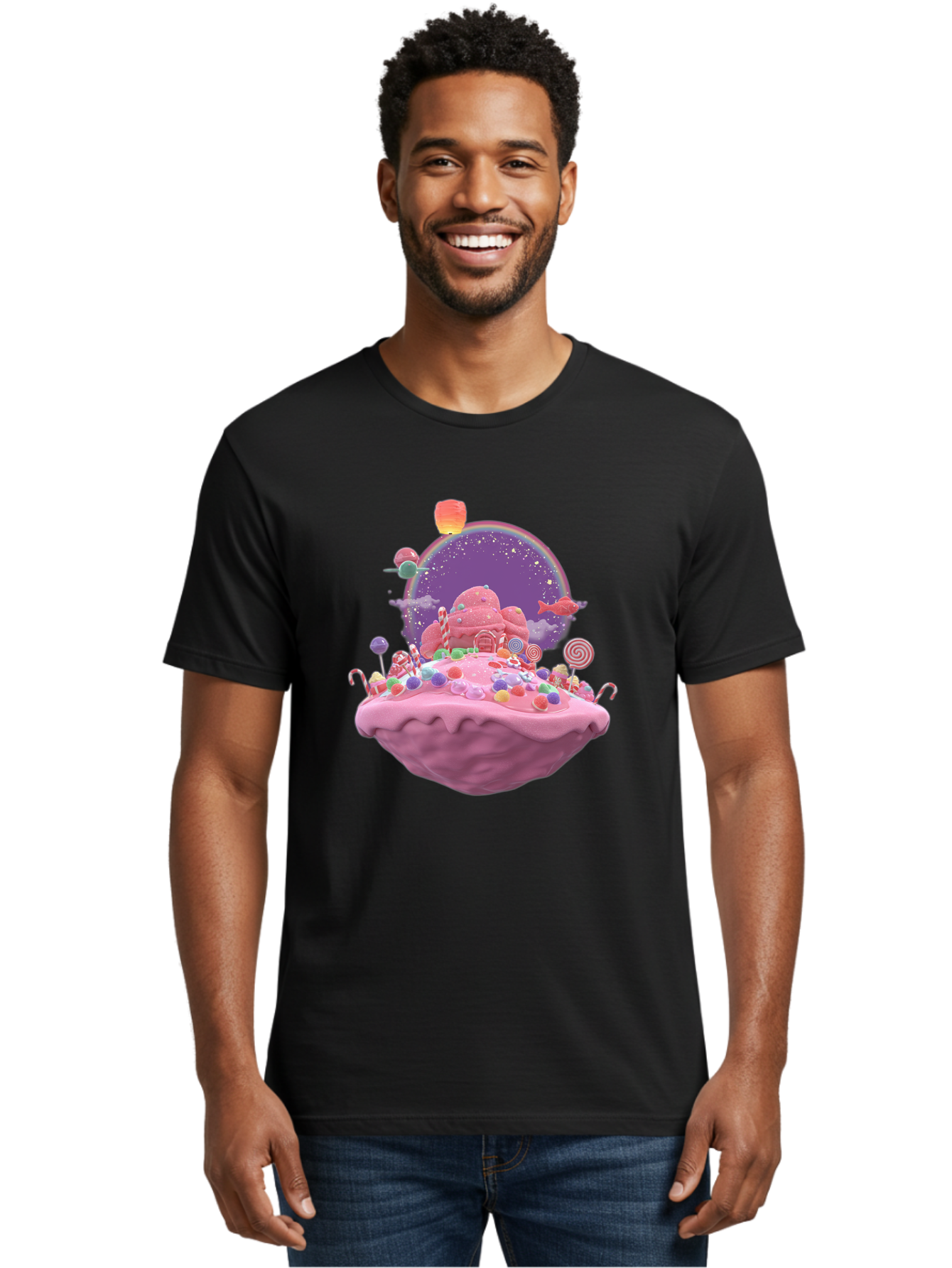 Candyland-Dessert Men'S Graphic Tee, 100% Cotton, Comfortable Casual Summer Wear, Machine Washable, Vintage Camera, Old Camera, Antique Camera, Black Camera, Classic Photography, Photography Equipment, Nostalgic Device, Film Camera, Camera Art Bai611