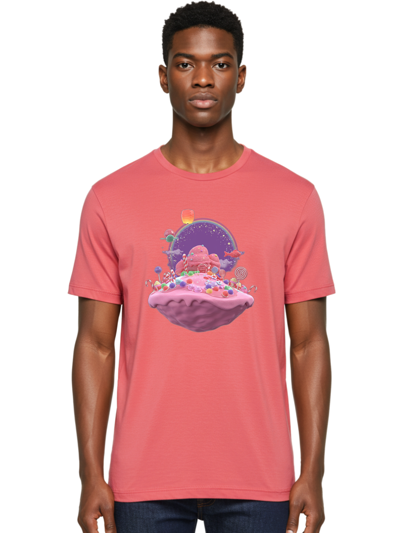 Candyland-Dessert Men'S Graphic Tee, 100% Cotton, Comfortable Casual Summer Wear, Machine Washable, Vintage Camera, Old Camera, Antique Camera, Black Camera, Classic Photography, Photography Equipment, Nostalgic Device, Film Camera, Camera Art Bai611
