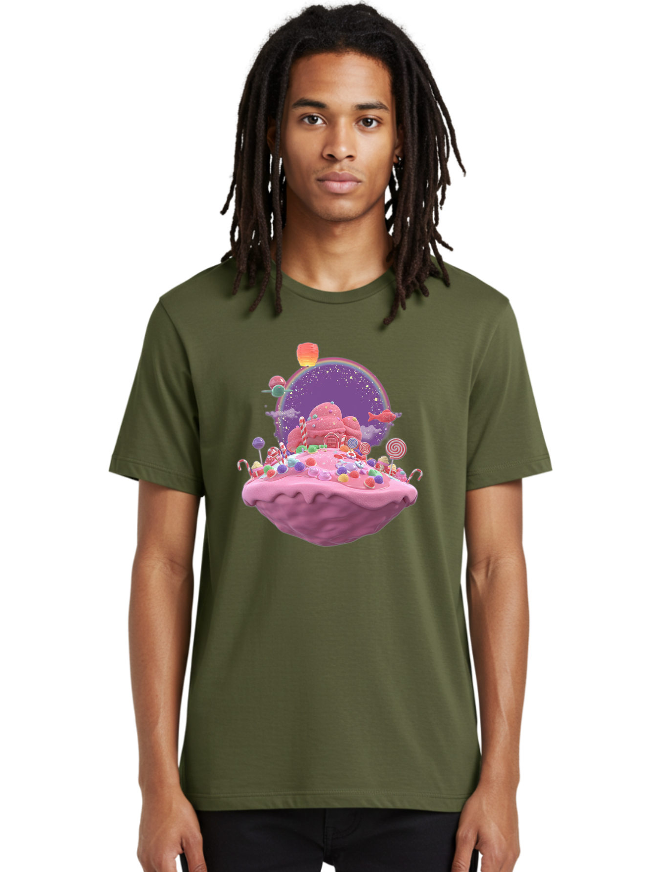 Candyland-Dessert Men'S Graphic Tee, 100% Cotton, Comfortable Casual Summer Wear, Machine Washable, Vintage Camera, Old Camera, Antique Camera, Black Camera, Classic Photography, Photography Equipment, Nostalgic Device, Film Camera, Camera Art Bai611