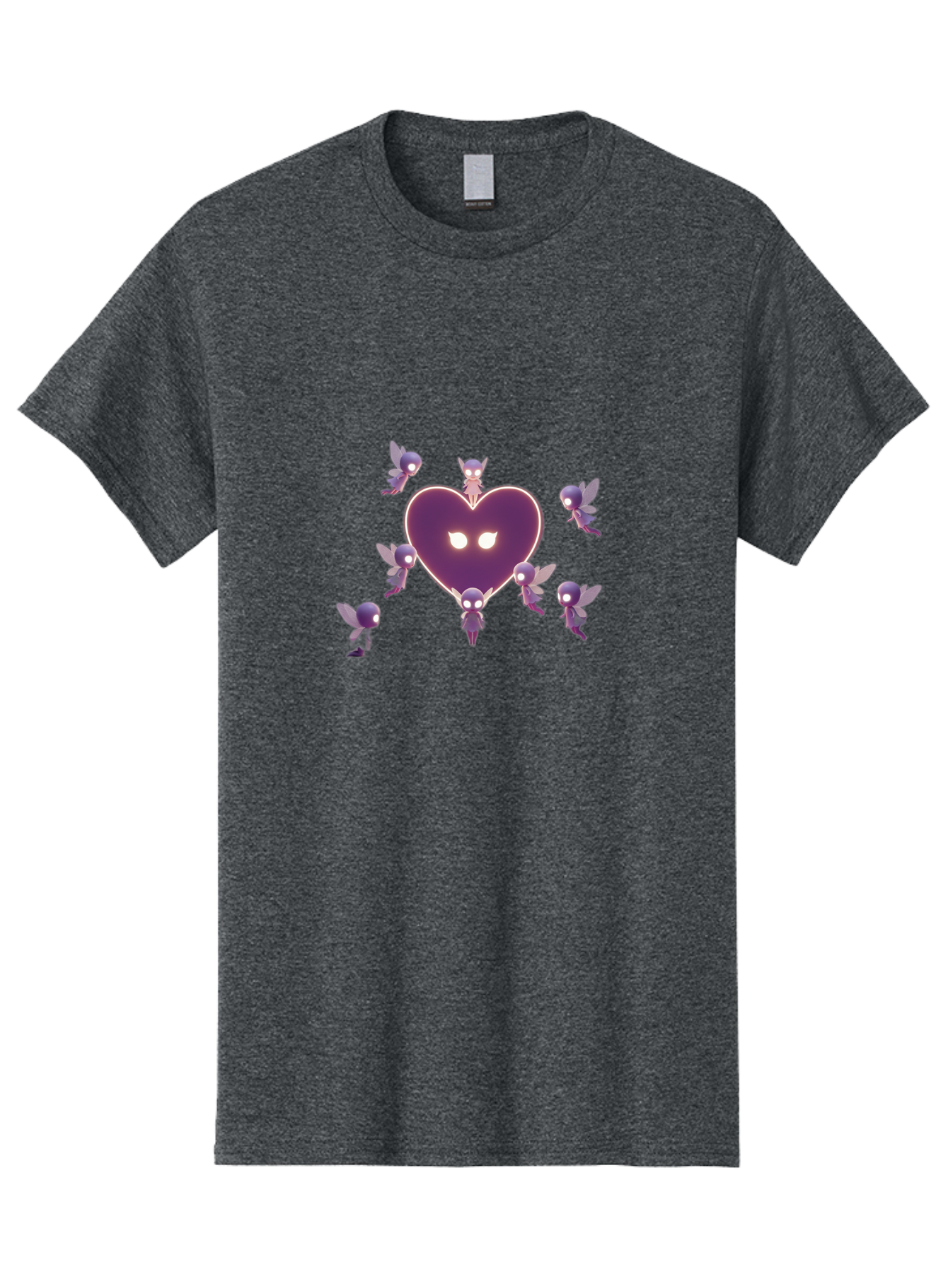 Cartoon-Characters-Heart-Cupid Men'S Graphic Tee, 100% Cotton, Comfortable Casual Summer Wear, Machine Washable, Vintage Camera, Old Camera, Antique Camera, Black Camera, Classic Photography, Photography Equipment, Nostalgic Device, Bai612