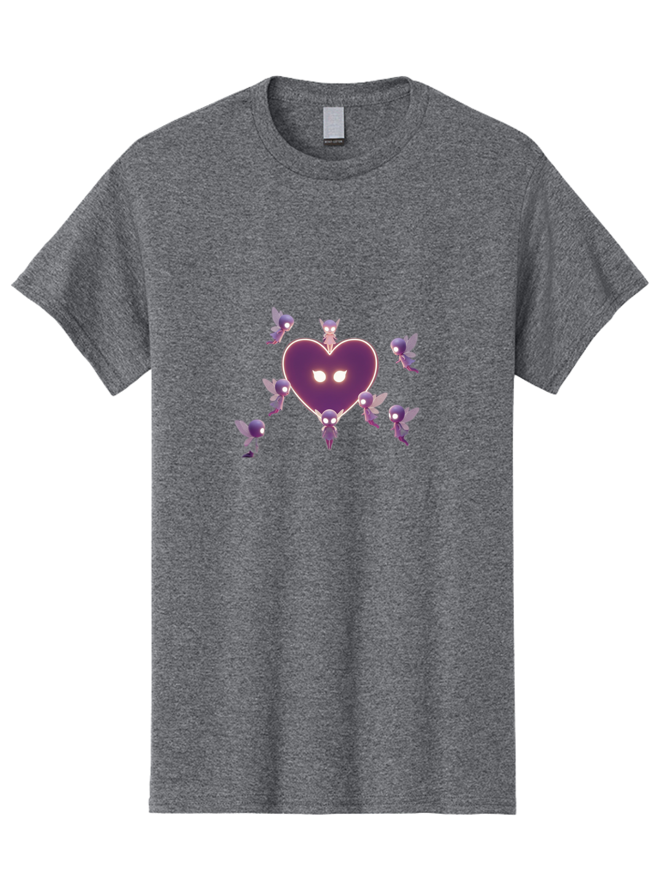 Cartoon-Characters-Heart-Cupid Men'S Graphic Tee, 100% Cotton, Comfortable Casual Summer Wear, Machine Washable, Vintage Camera, Old Camera, Antique Camera, Black Camera, Classic Photography, Photography Equipment, Nostalgic Device, Bai612