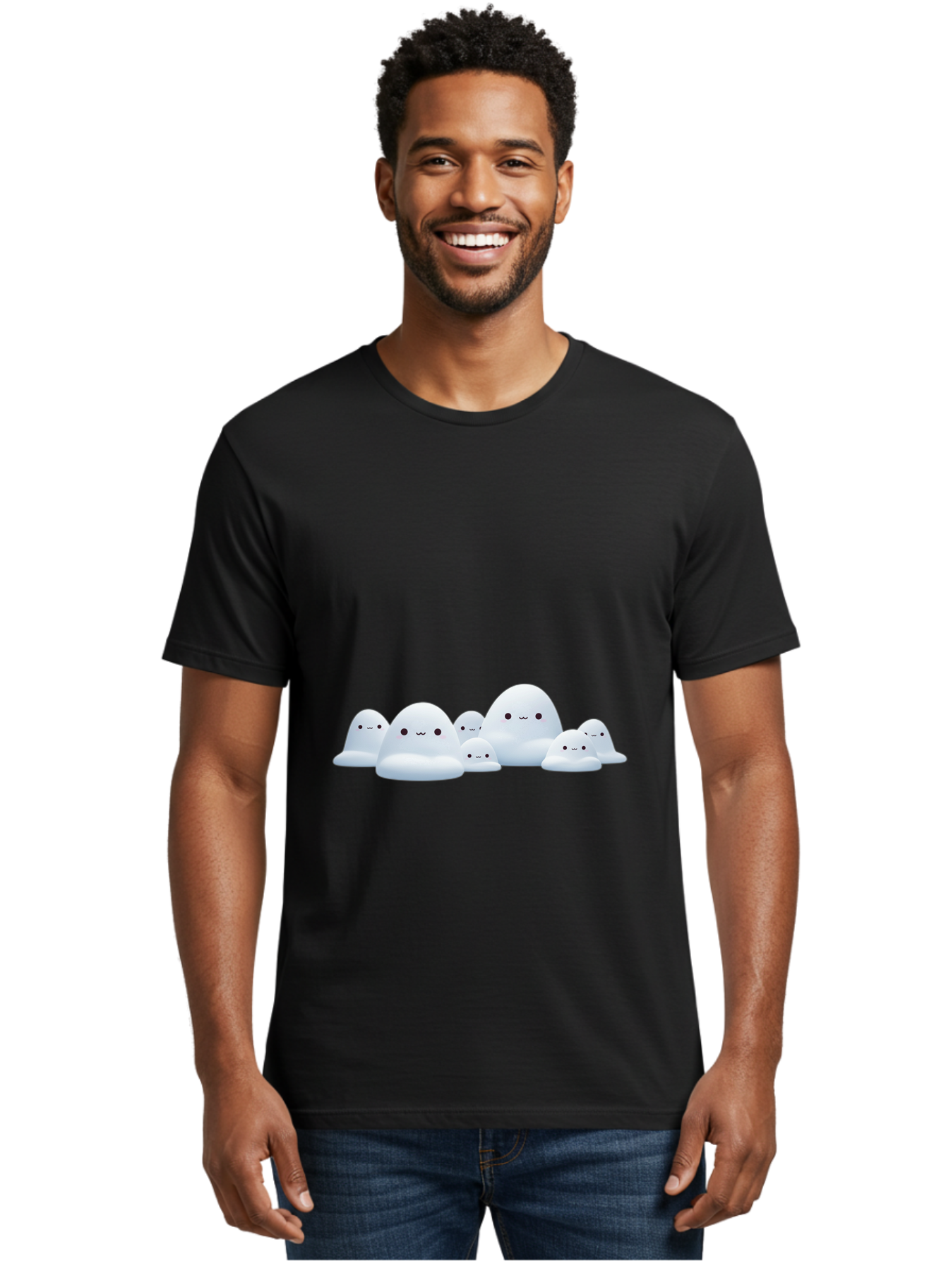 Cartoon-Ghosts Men'S Graphic Tee, 100% Cotton, Comfortable Casual Summer Wear, Machine Washable, Vintage Camera, Old Camera, Antique Camera, Black Camera, Classic Photography, Photography Equipment, Nostalgic Device, Film Camera, Camera Art Bai613