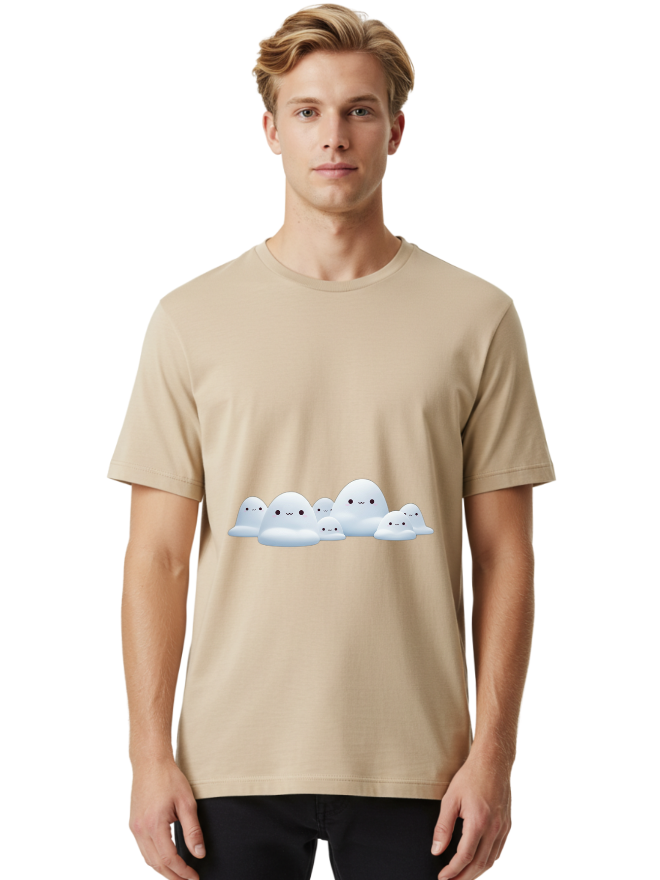 Cartoon-Ghosts Men'S Graphic Tee, 100% Cotton, Comfortable Casual Summer Wear, Machine Washable, Vintage Camera, Old Camera, Antique Camera, Black Camera, Classic Photography, Photography Equipment, Nostalgic Device, Film Camera, Camera Art Bai613