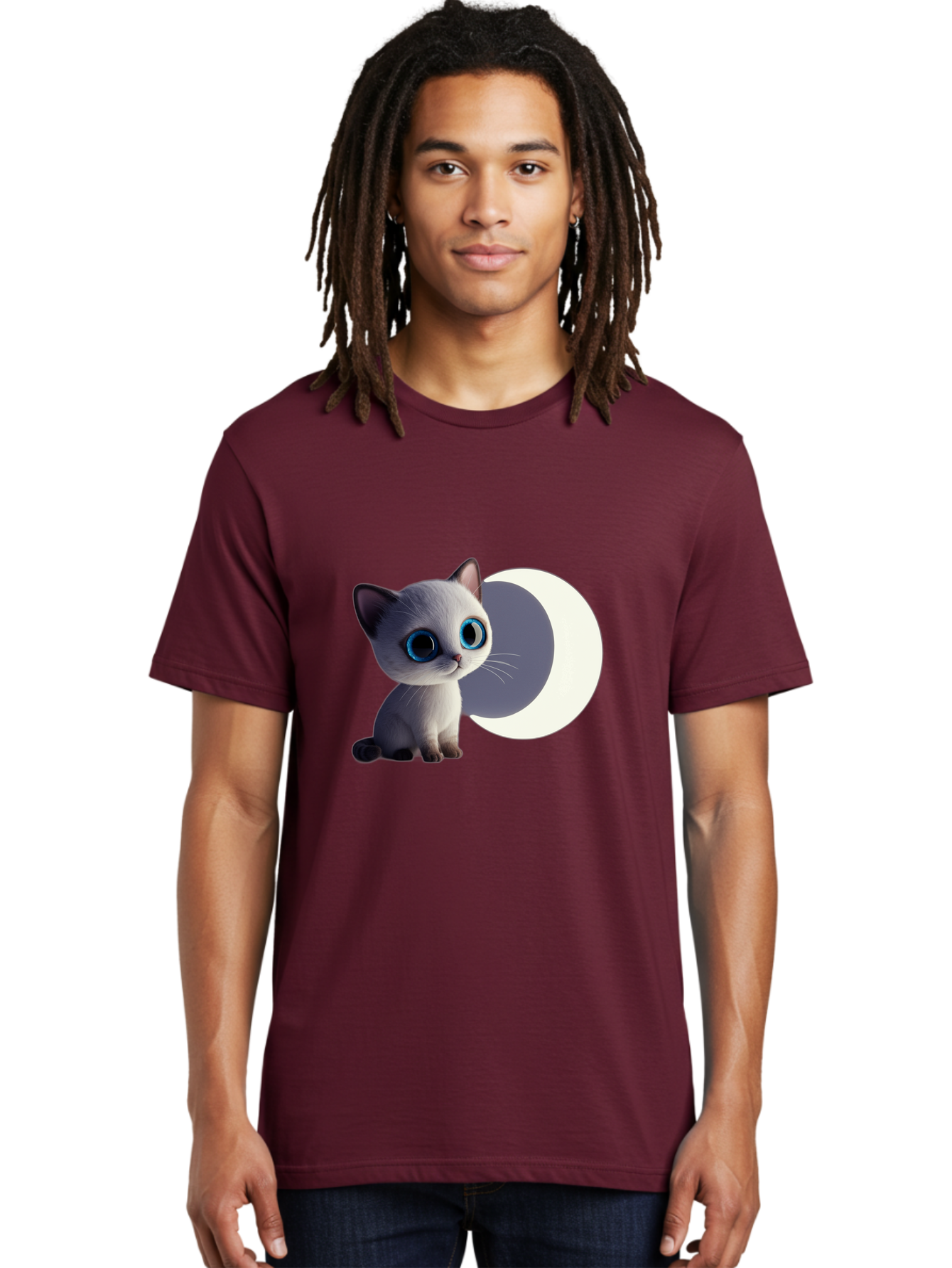 Cartoon-Kitten-And-Moon Men'S Graphic Tee, 100% Cotton, Comfortable Casual Summer Wear, Machine Washable, Vintage Camera, Old Camera, Antique Camera, Black Camera, Classic Photography, Photography Equipment, Nostalgic Device, Film Camera, Bai614