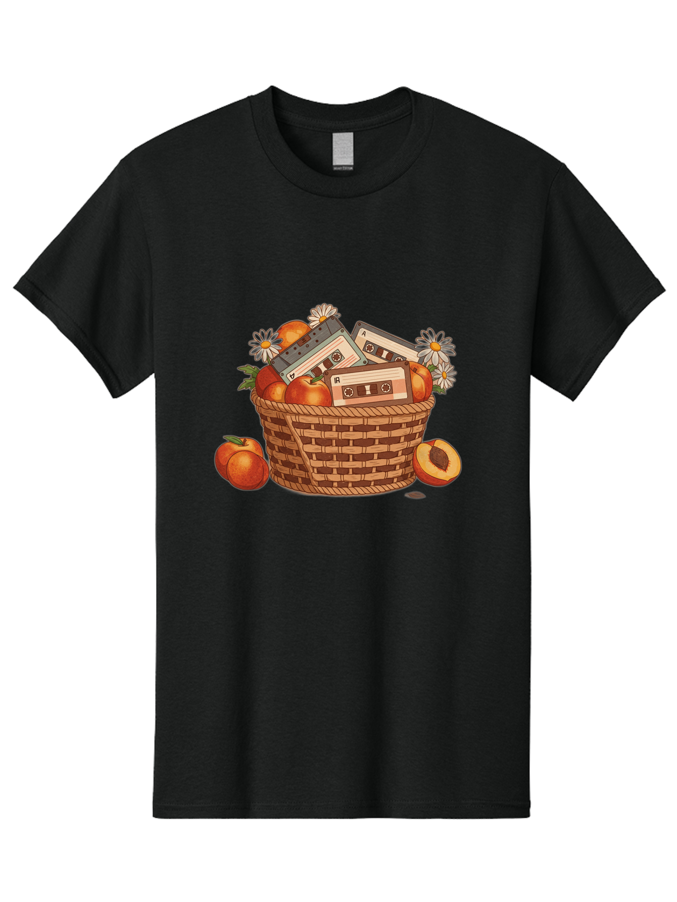 Cassettes-And-Peaches Men'S Graphic Tee, 100% Cotton, Comfortable Casual Summer Wear, Machine Washable, Vintage Camera, Old Camera, Antique Camera, Black Camera, Classic Photography, Photography Equipment, Nostalgic Device, Film Camera, Bai615