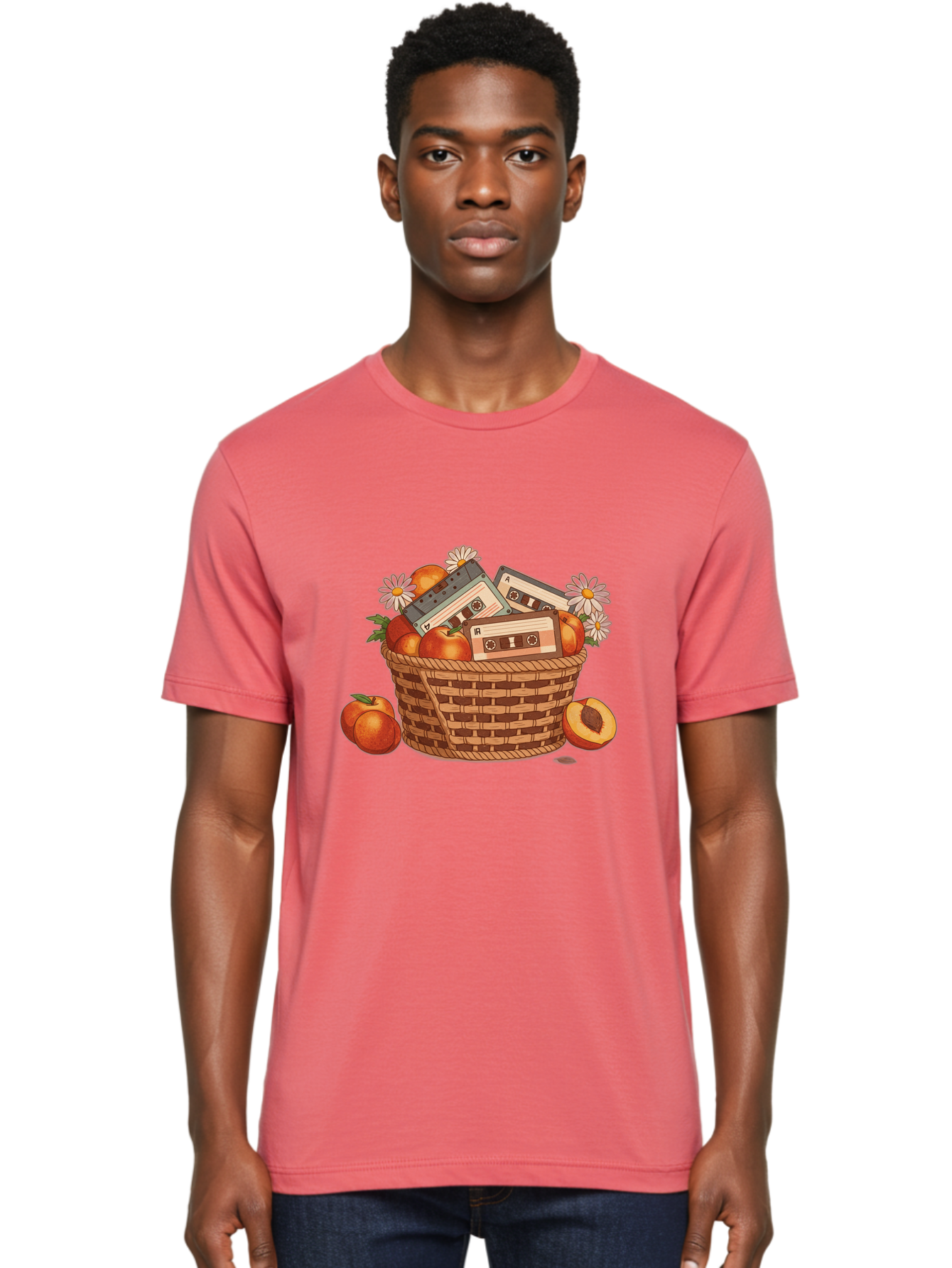 Cassettes-And-Peaches Men'S Graphic Tee, 100% Cotton, Comfortable Casual Summer Wear, Machine Washable, Vintage Camera, Old Camera, Antique Camera, Black Camera, Classic Photography, Photography Equipment, Nostalgic Device, Film Camera, Bai615