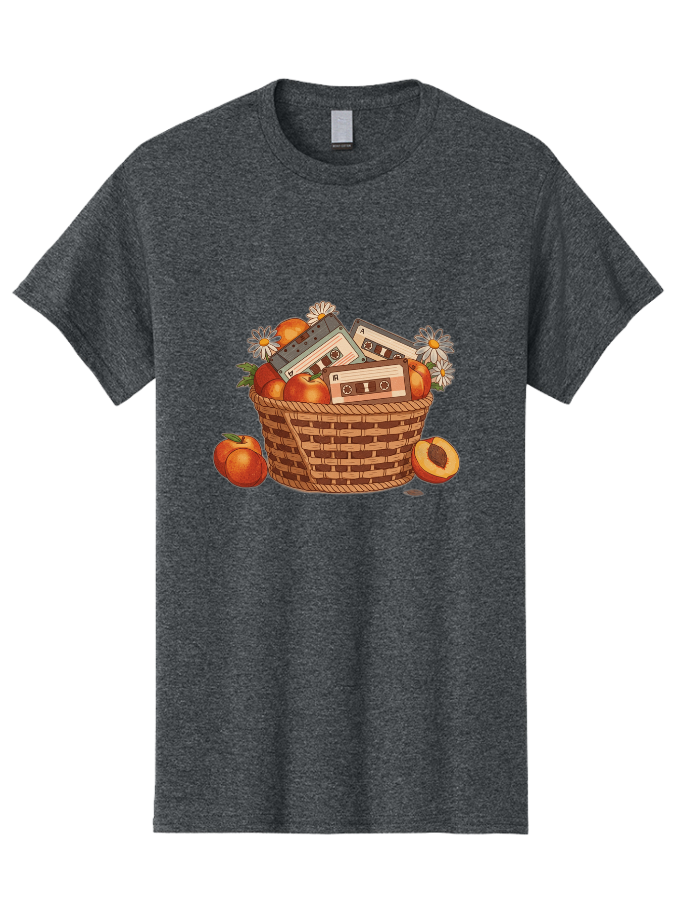 Cassettes-And-Peaches Men'S Graphic Tee, 100% Cotton, Comfortable Casual Summer Wear, Machine Washable, Vintage Camera, Old Camera, Antique Camera, Black Camera, Classic Photography, Photography Equipment, Nostalgic Device, Film Camera, Bai615