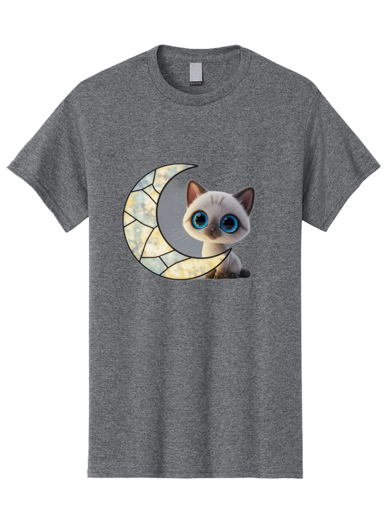 Cat-And-Crescent-Moon-1 Men'S Graphic Tee, 100% Cotton, Comfortable Casual Summer Wear, Machine Washable, Vintage Camera, Old Camera, Antique Camera, Black Camera, Classic Photography, Photography Equipment, Nostalgic Device, Film Camera, Bai619