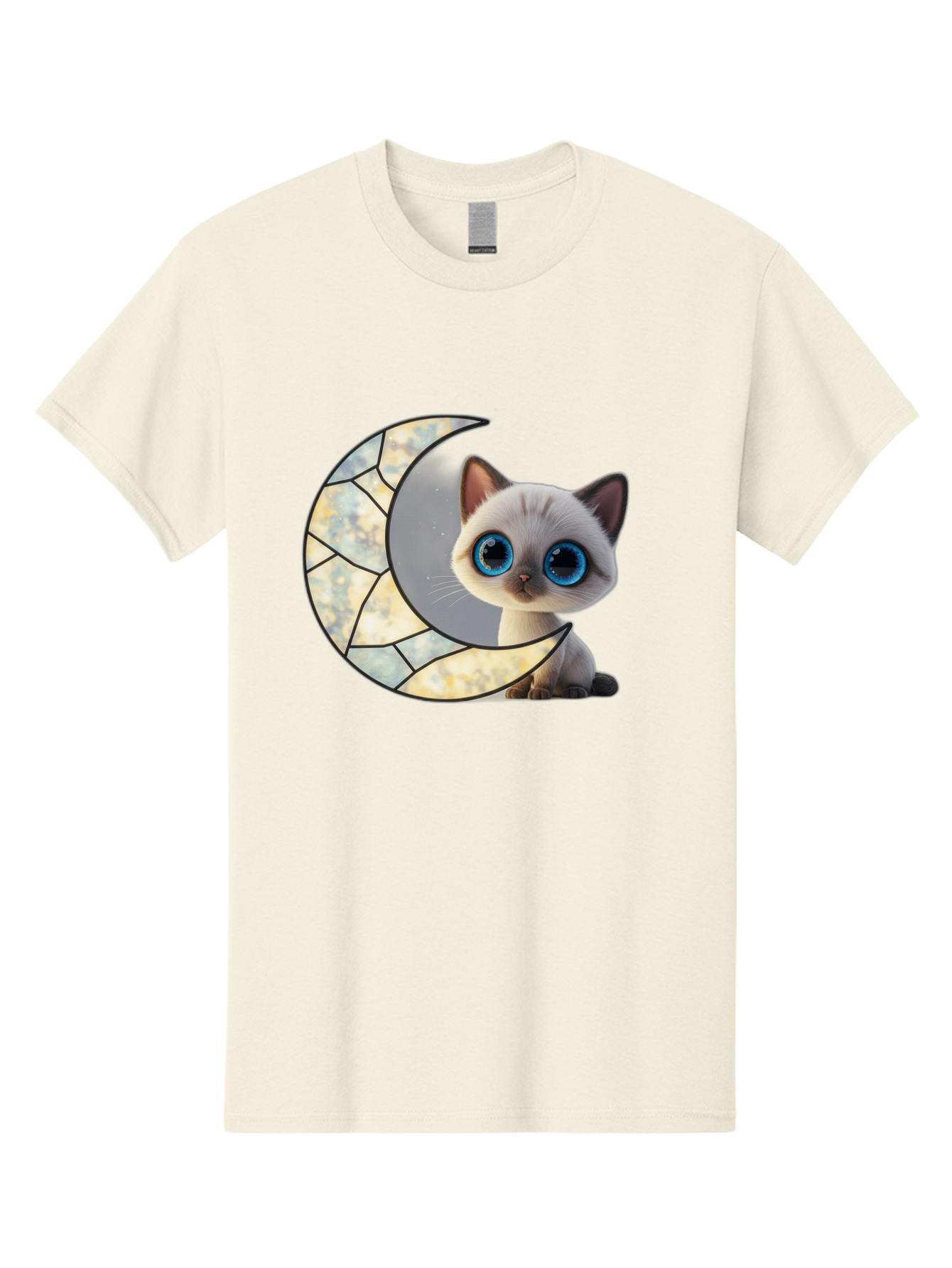 Cat-And-Crescent-Moon-1 Men'S Graphic Tee, 100% Cotton, Comfortable Casual Summer Wear, Machine Washable, Vintage Camera, Old Camera, Antique Camera, Black Camera, Classic Photography, Photography Equipment, Nostalgic Device, Film Camera, Bai619