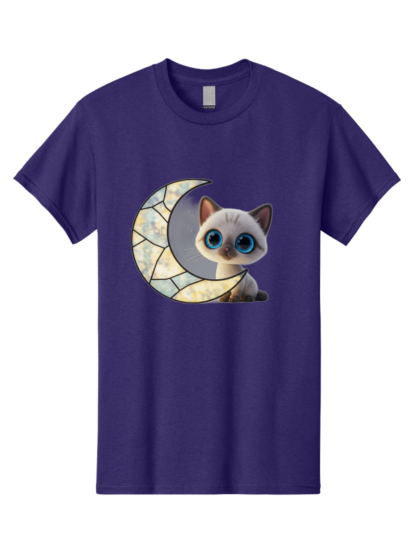 Cat-And-Crescent-Moon-1 Men'S Graphic Tee, 100% Cotton, Comfortable Casual Summer Wear, Machine Washable, Vintage Camera, Old Camera, Antique Camera, Black Camera, Classic Photography, Photography Equipment, Nostalgic Device, Film Camera, Bai619