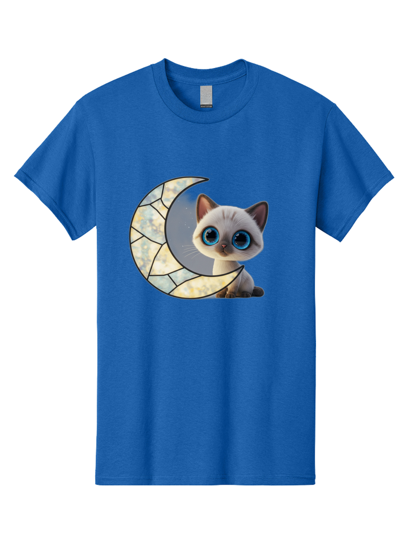 Cat-And-Crescent-Moon-1 Men'S Graphic Tee, 100% Cotton, Comfortable Casual Summer Wear, Machine Washable, Vintage Camera, Old Camera, Antique Camera, Black Camera, Classic Photography, Photography Equipment, Nostalgic Device, Film Camera, Bai619