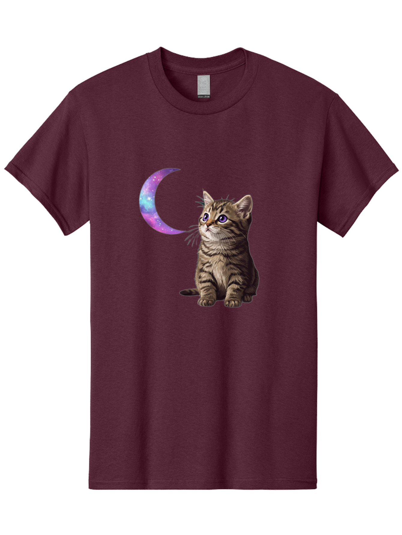 Cat-And-Crescent-Moon-3 Men'S Graphic Tee, 100% Cotton, Comfortable Casual Summer Wear, Machine Washable, Vintage Camera, Old Camera, Antique Camera, Black Camera, Classic Photography, Photography Equipment, Nostalgic Device, Film Camera, Bai621
