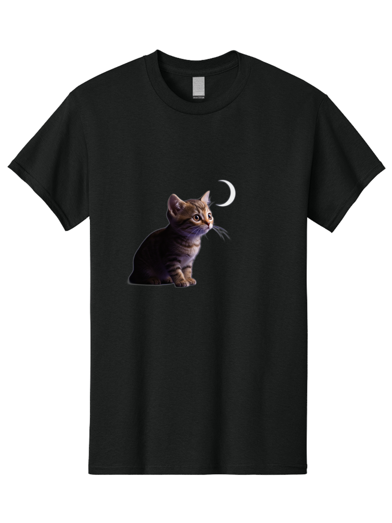 Cat-And-Crescent-Moon Men'S Graphic Tee, 100% Cotton, Comfortable Casual Summer Wear, Machine Washable, Vintage Camera, Old Camera, Antique Camera, Black Camera, Classic Photography, Photography Equipment, Nostalgic Device, Film Camera, Bai622