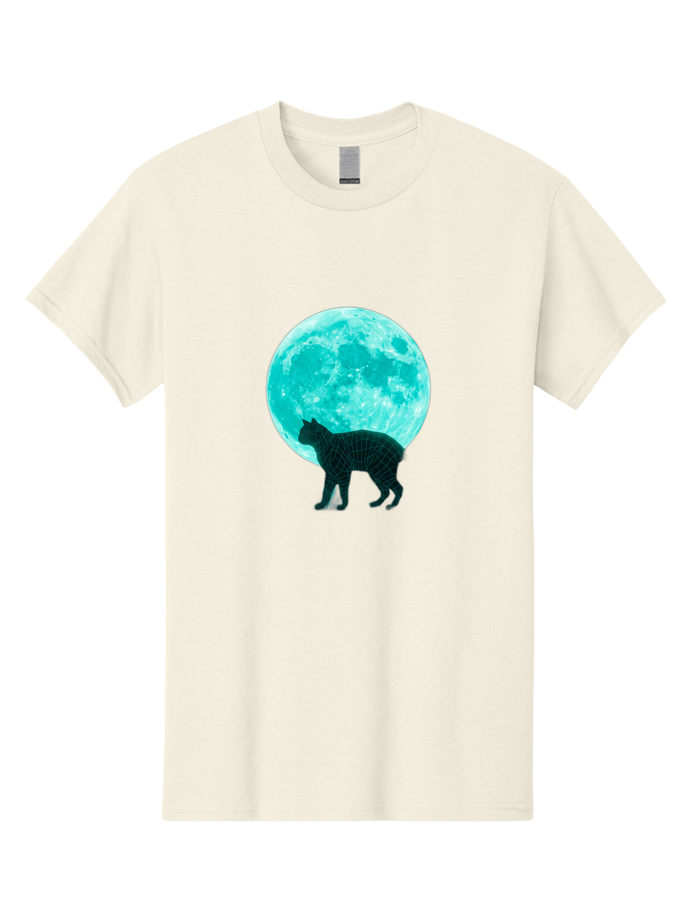 Cat-And-Moon-2 Men'S Graphic Tee, 100% Cotton, Comfortable Casual Summer Wear, Machine Washable, Vintage Camera, Old Camera, Antique Camera, Black Camera, Classic Photography, Photography Equipment, Nostalgic Device, Film Camera, Camera Art Bai624