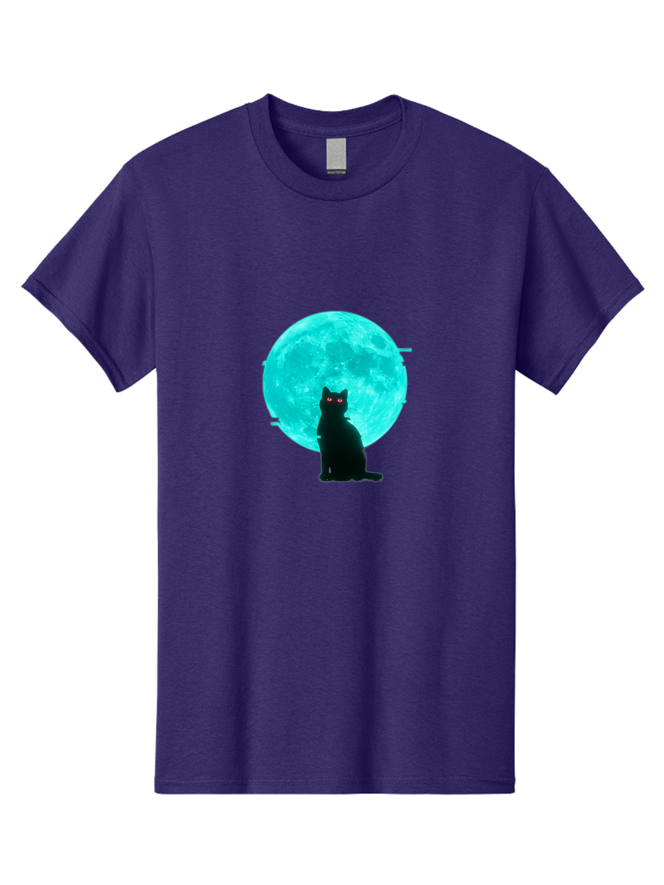 Cat-And-Moon-3 Men'S Graphic Tee, 100% Cotton, Comfortable Casual Summer Wear, Machine Washable, Vintage Camera, Old Camera, Antique Camera, Black Camera, Classic Photography, Photography Equipment, Nostalgic Device, Film Camera, Camera Art Bai625