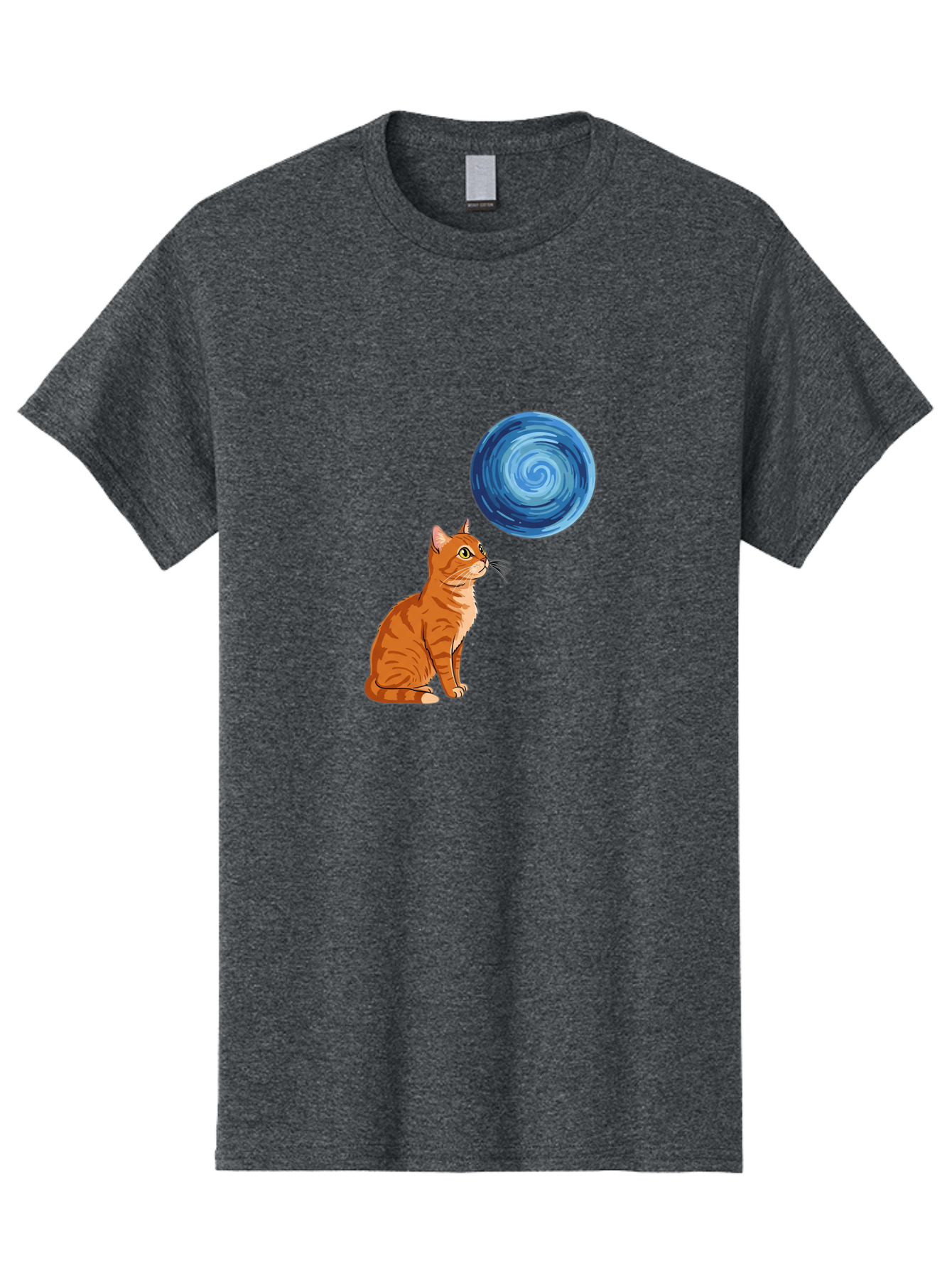 Cat-And-Swirl Men'S Graphic Tee, 100% Cotton, Comfortable Casual Summer Wear, Machine Washable, Vintage Camera, Old Camera, Antique Camera, Black Camera, Classic Photography, Photography Equipment, Nostalgic Device, Film Camera, Camera Art Bai627