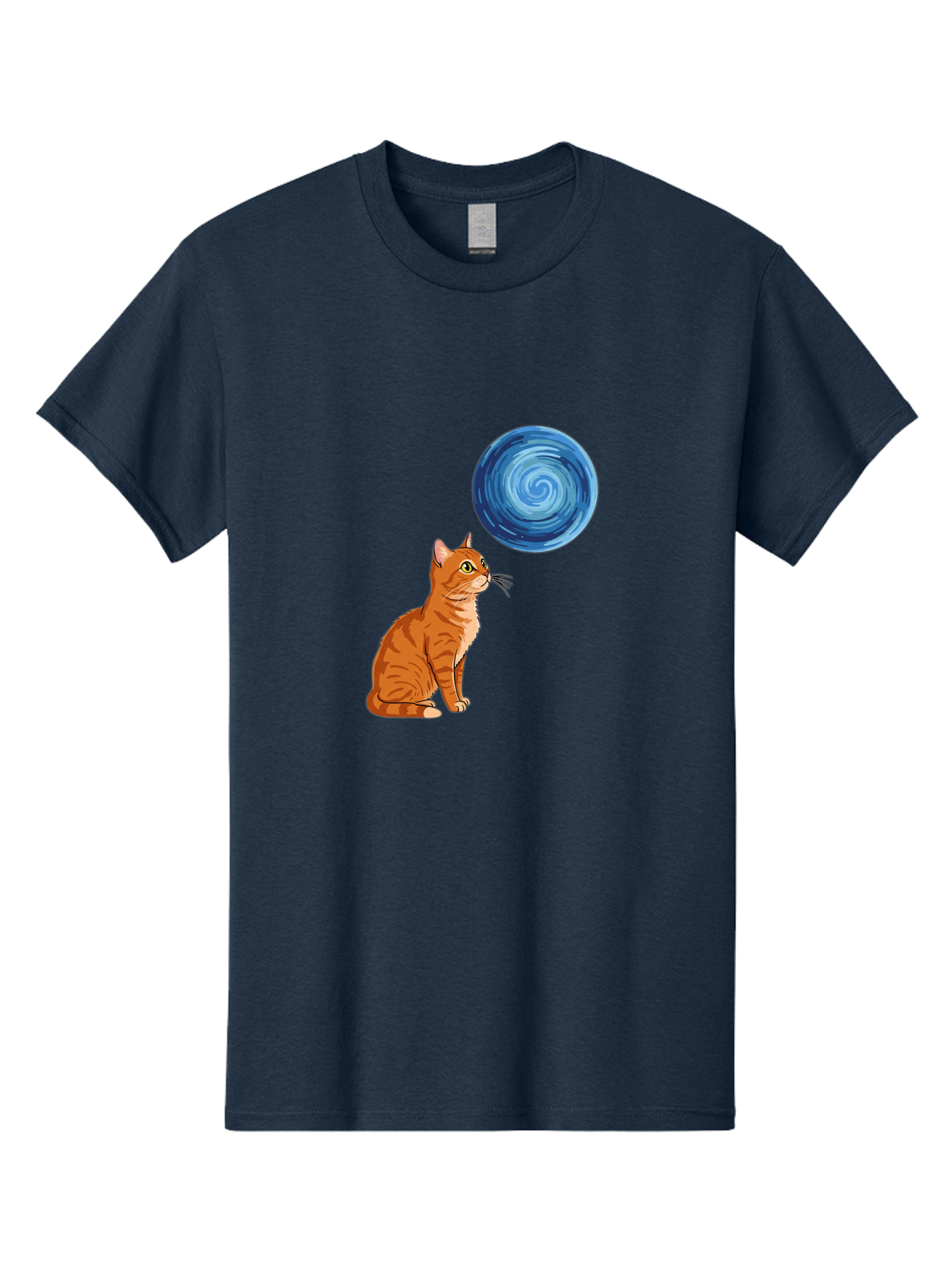 Cat-And-Swirl Men'S Graphic Tee, 100% Cotton, Comfortable Casual Summer Wear, Machine Washable, Vintage Camera, Old Camera, Antique Camera, Black Camera, Classic Photography, Photography Equipment, Nostalgic Device, Film Camera, Camera Art Bai627
