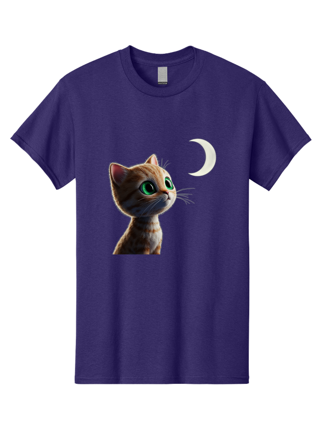 Cat-Gazing-At-Crescent-Moon Men'S Graphic Tee, 100% Cotton, Comfortable Casual Summer Wear, Machine Washable, Vintage Camera, Old Camera, Antique Camera, Black Camera, Classic Photography, Photography Equipment, Nostalgic Device, Film Camera, Bai628