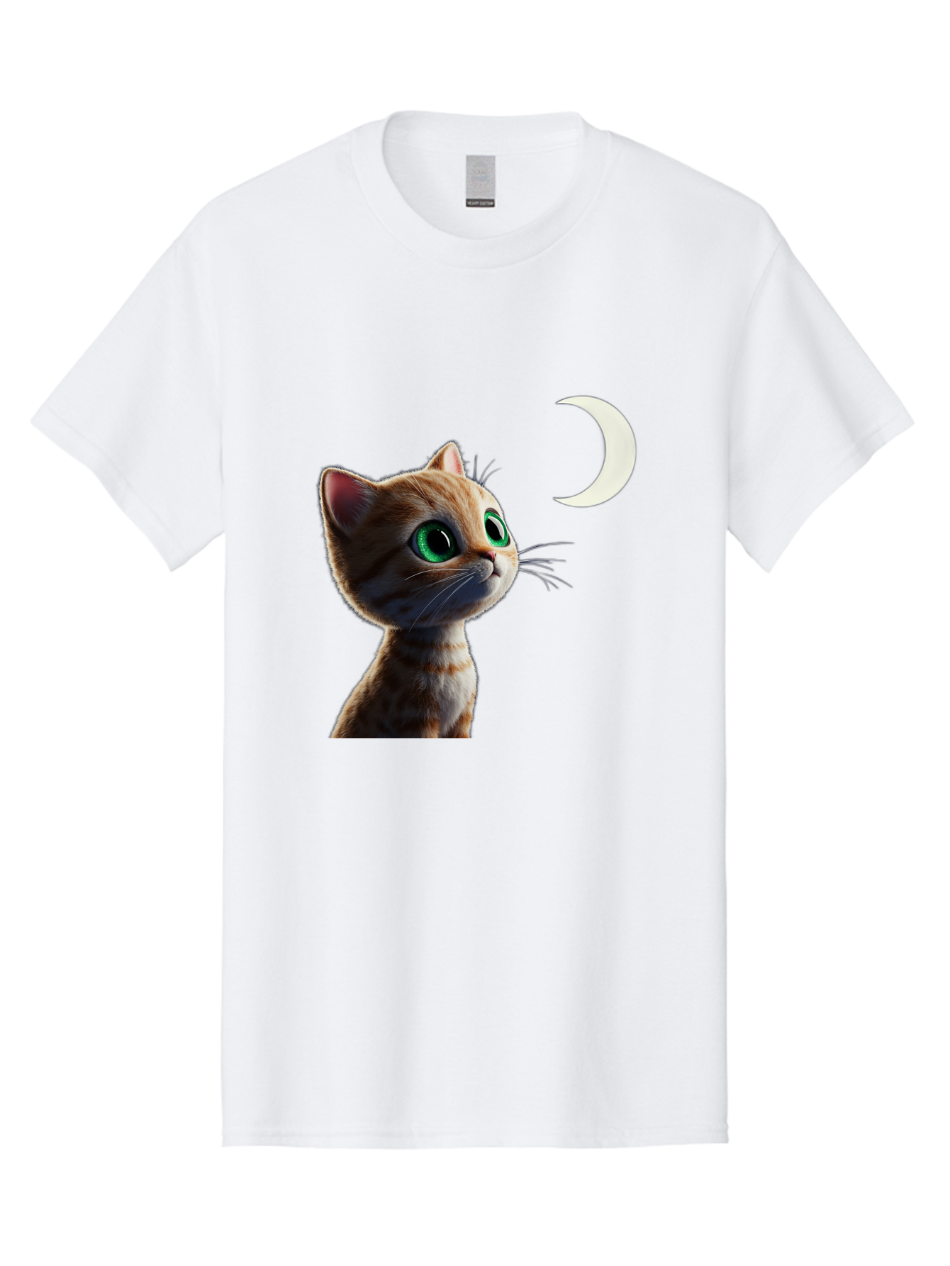 Cat-Gazing-At-Crescent-Moon Men'S Graphic Tee, 100% Cotton, Comfortable Casual Summer Wear, Machine Washable, Vintage Camera, Old Camera, Antique Camera, Black Camera, Classic Photography, Photography Equipment, Nostalgic Device, Film Camera, Bai628