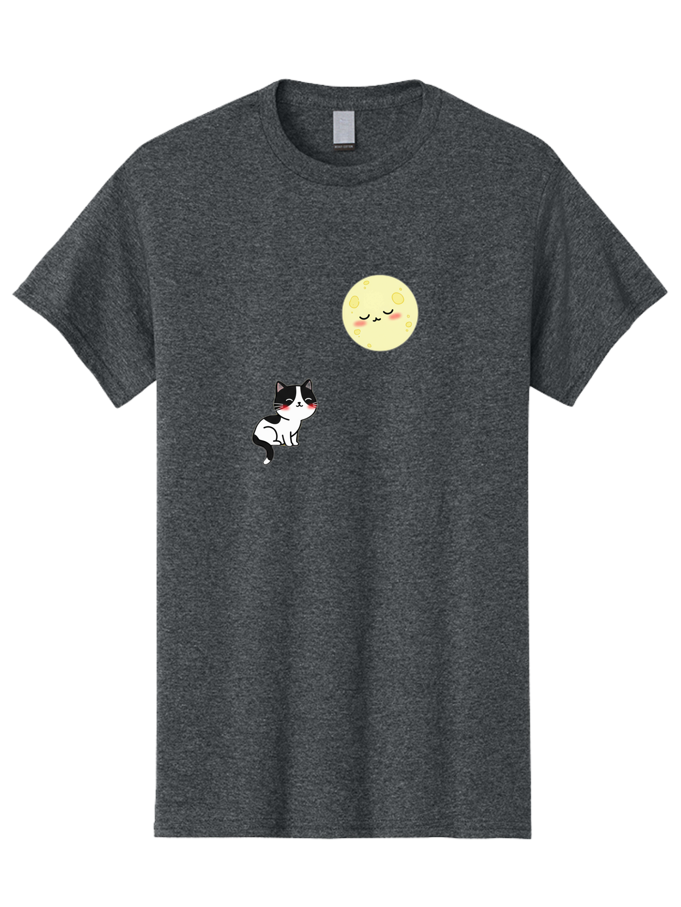 Cat-Gazing-At-Moon Men'S Graphic Tee, 100% Cotton, Comfortable Casual Summer Wear, Machine Washable, Vintage Camera, Old Camera, Antique Camera, Black Camera, Classic Photography, Photography Equipment, Nostalgic Device, Film Camera, Bai630