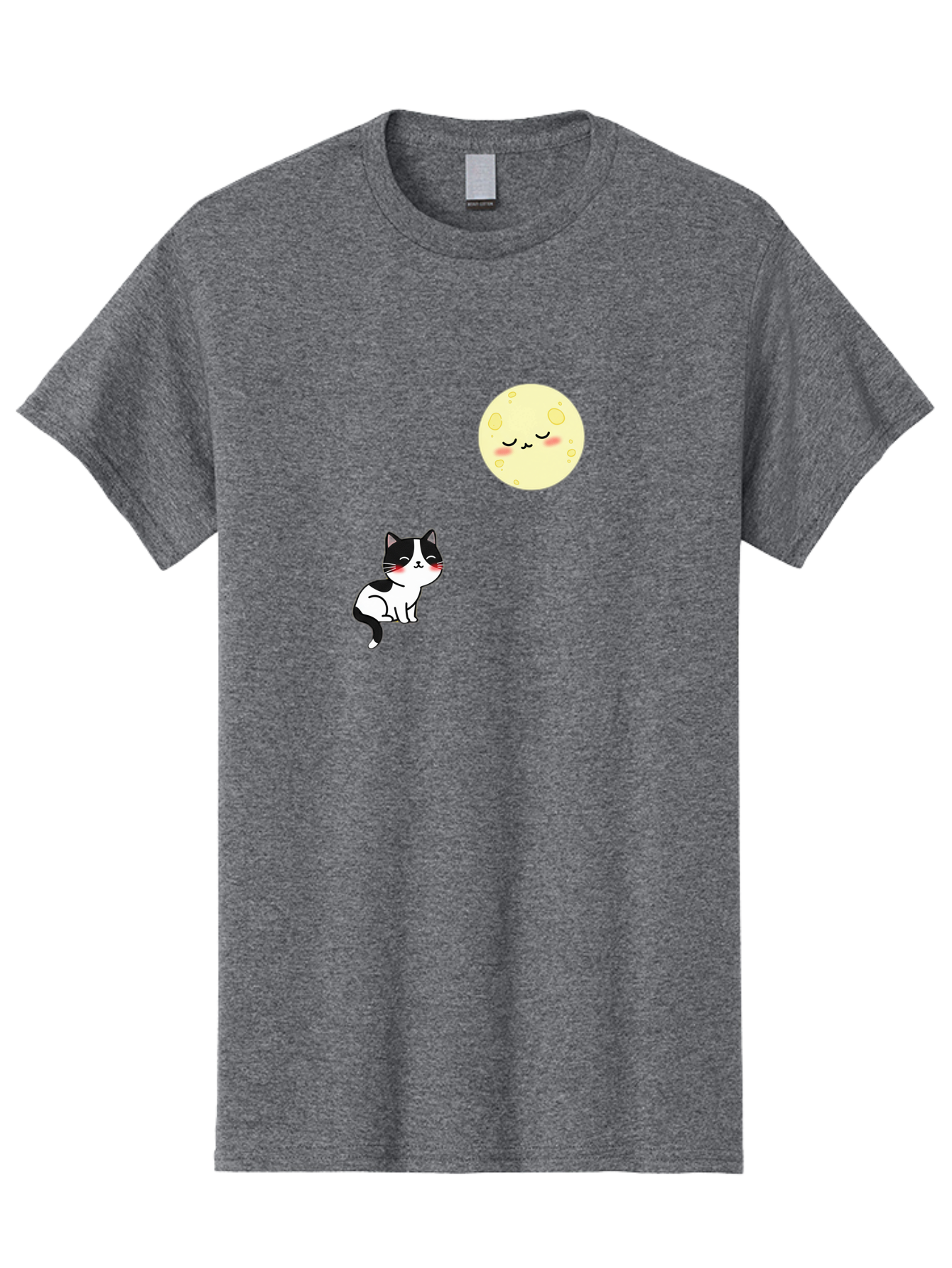 Cat-Gazing-At-Moon Men'S Graphic Tee, 100% Cotton, Comfortable Casual Summer Wear, Machine Washable, Vintage Camera, Old Camera, Antique Camera, Black Camera, Classic Photography, Photography Equipment, Nostalgic Device, Film Camera, Bai630
