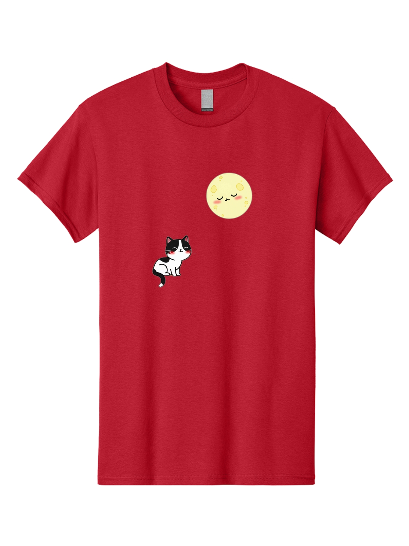 Cat-Gazing-At-Moon Men'S Graphic Tee, 100% Cotton, Comfortable Casual Summer Wear, Machine Washable, Vintage Camera, Old Camera, Antique Camera, Black Camera, Classic Photography, Photography Equipment, Nostalgic Device, Film Camera, Bai630