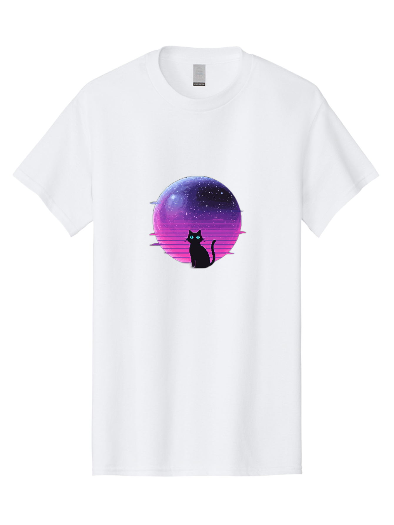 Cat-In-Retro-Sunset Men'S Graphic Tee, 100% Cotton, Comfortable Casual Summer Wear, Machine Washable, Vintage Camera, Old Camera, Antique Camera, Black Camera, Classic Photography, Photography Equipment, Nostalgic Device, Film Camera, Bai631