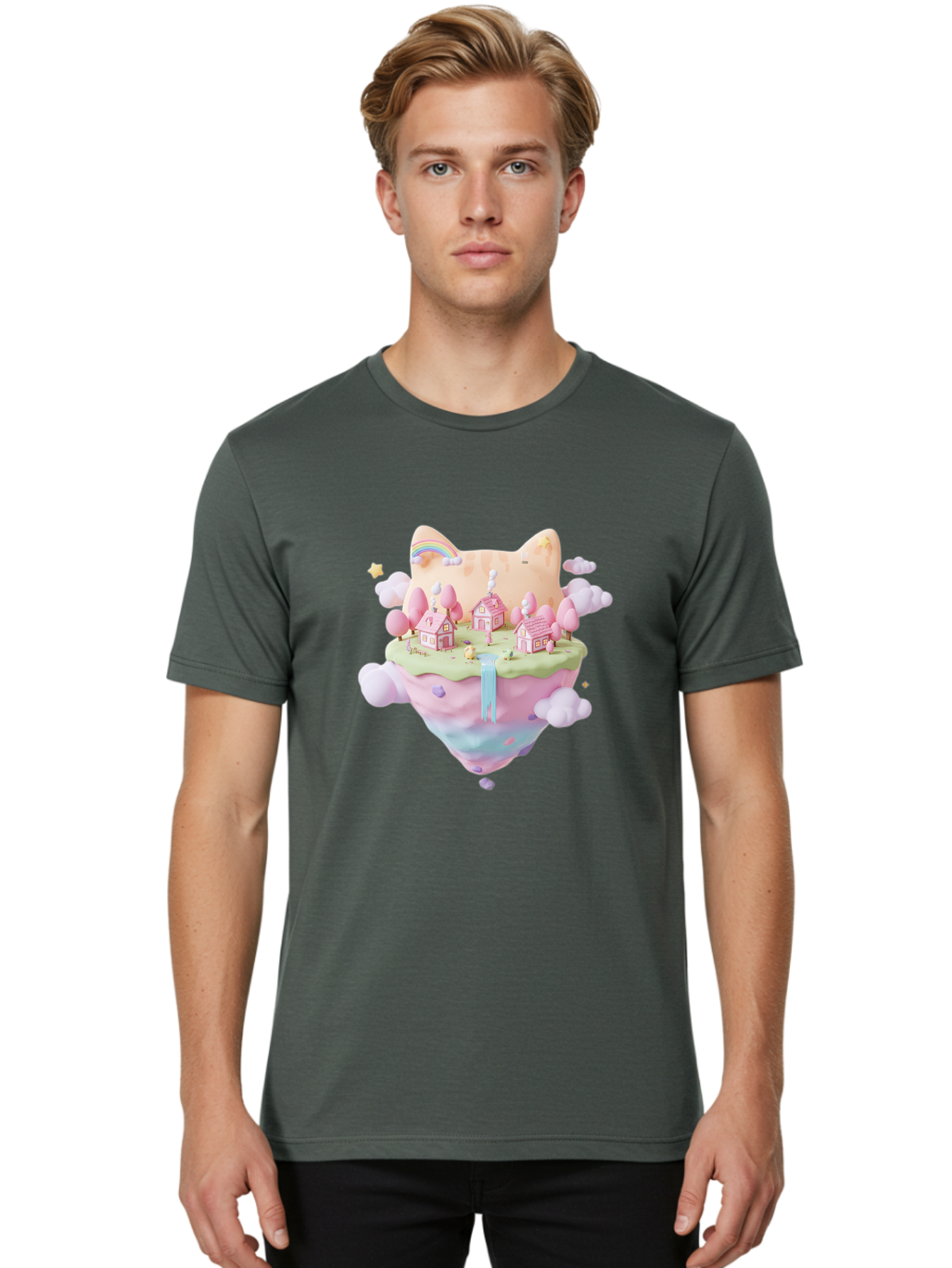 Cat-Island Men'S Graphic Tee, 100% Cotton, Comfortable Casual Summer Wear, Machine Washable, Vintage Camera, Old Camera, Antique Camera, Black Camera, Classic Photography, Photography Equipment, Nostalgic Device, Film Camera, Camera Art Bai632