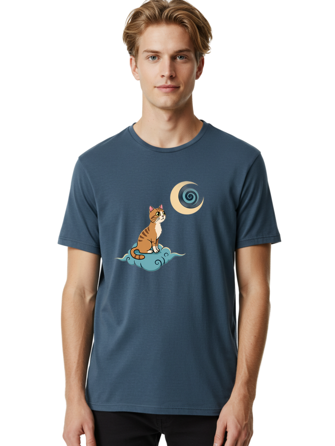 Cat-On-Cloud Men'S Graphic Tee, 100% Cotton, Comfortable Casual Summer Wear, Machine Washable, Vintage Camera, Old Camera, Antique Camera, Black Camera, Classic Photography, Photography Equipment, Nostalgic Device, Film Camera, Camera Art Bai636