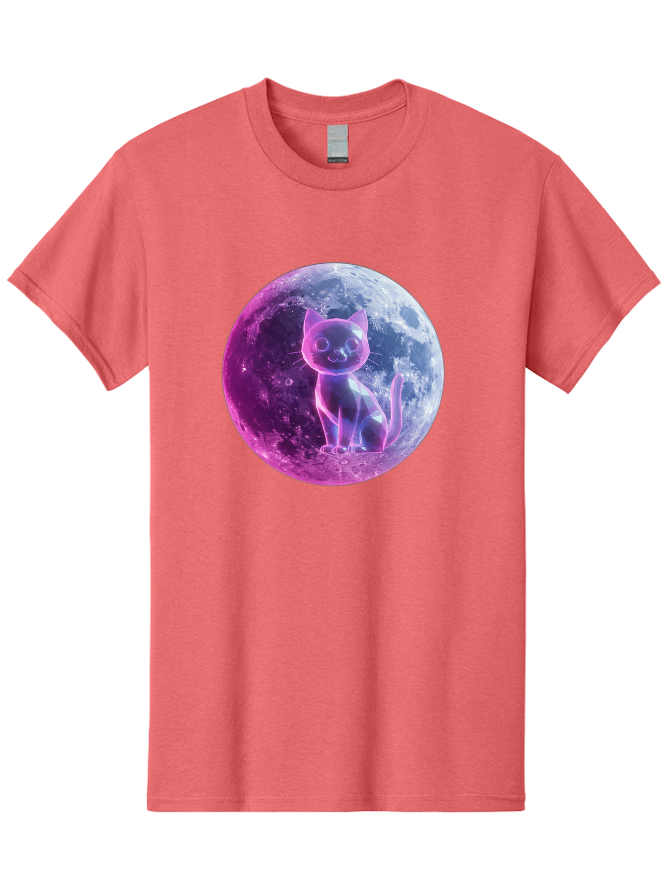 Cat-On-The-Moon-1 Men'S Graphic Tee, 100% Cotton, Comfortable Casual Summer Wear, Machine Washable, Vintage Camera, Old Camera, Antique Camera, Black Camera, Classic Photography, Photography Equipment, Nostalgic Device, Film Camera, Camera Art Bai638
