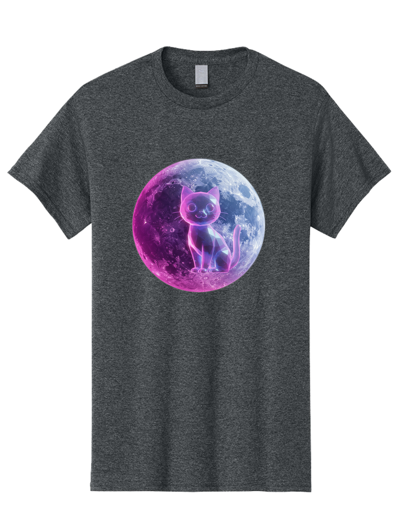 Cat-On-The-Moon-1 Men'S Graphic Tee, 100% Cotton, Comfortable Casual Summer Wear, Machine Washable, Vintage Camera, Old Camera, Antique Camera, Black Camera, Classic Photography, Photography Equipment, Nostalgic Device, Film Camera, Camera Art Bai638