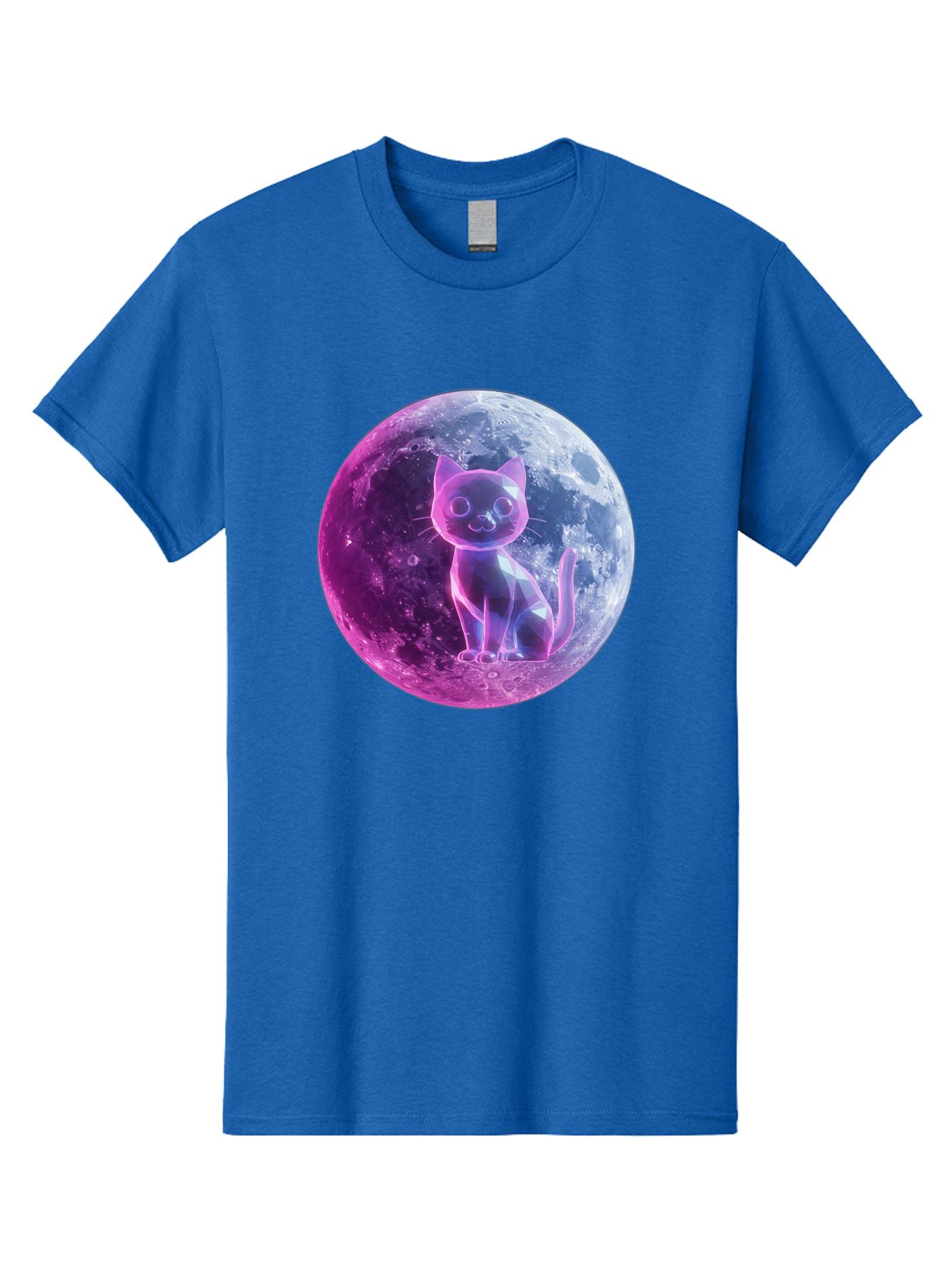 Cat-On-The-Moon-1 Men'S Graphic Tee, 100% Cotton, Comfortable Casual Summer Wear, Machine Washable, Vintage Camera, Old Camera, Antique Camera, Black Camera, Classic Photography, Photography Equipment, Nostalgic Device, Film Camera, Camera Art Bai638