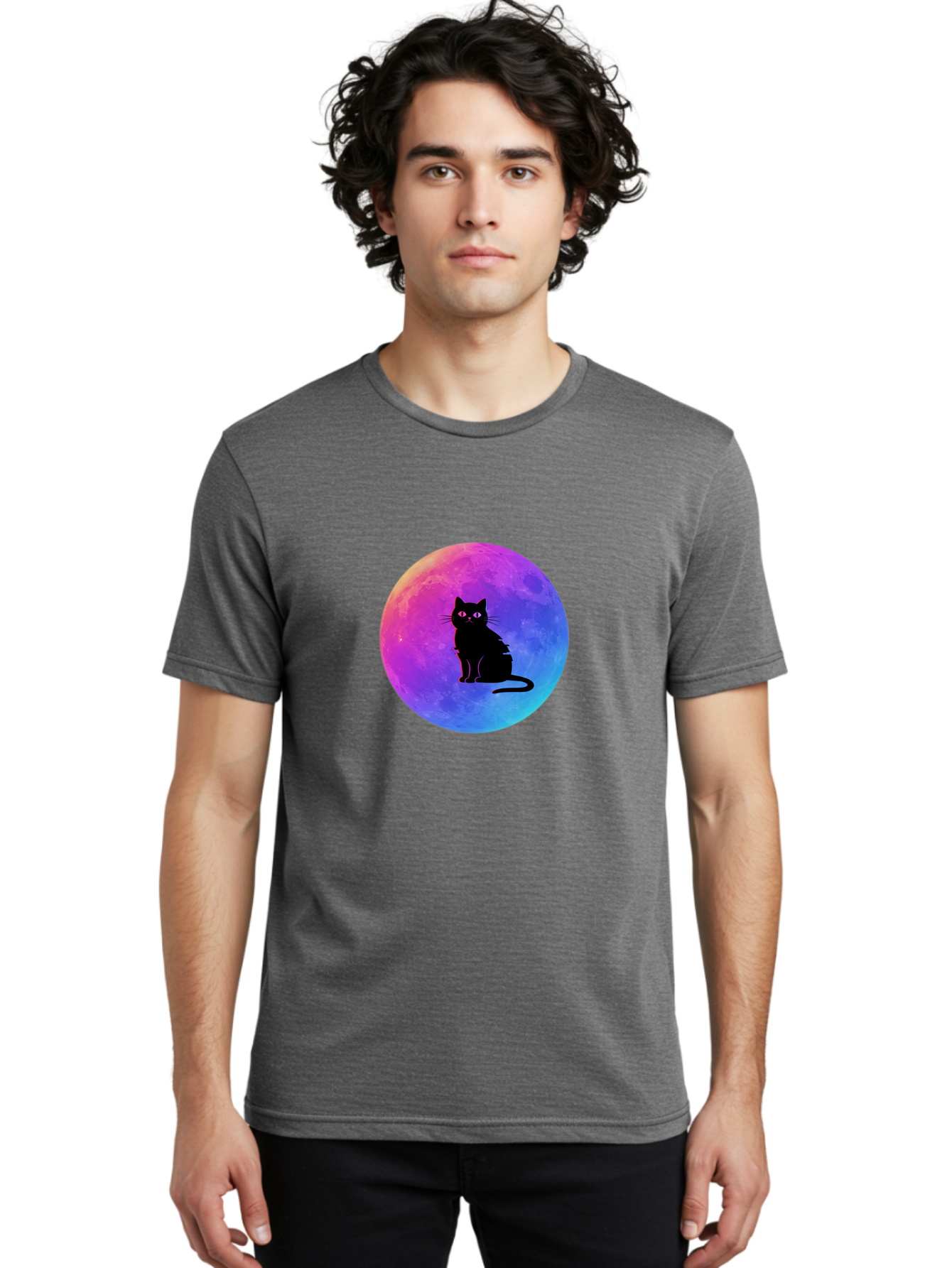 Cat-On-The-Moon Men'S Graphic Tee, 100% Cotton, Comfortable Casual Summer Wear, Machine Washable, Vintage Camera, Old Camera, Antique Camera, Black Camera, Classic Photography, Photography Equipment, Nostalgic Device, Film Camera, Camera Art Bai639