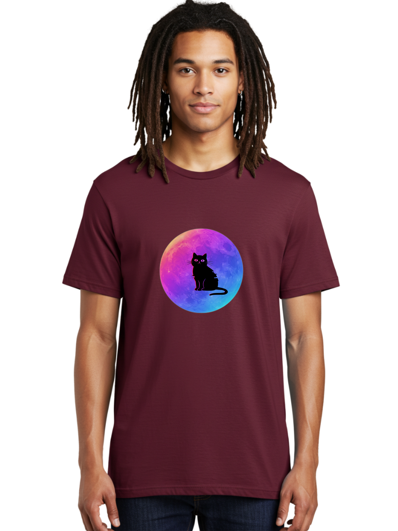 Cat-On-The-Moon Men'S Graphic Tee, 100% Cotton, Comfortable Casual Summer Wear, Machine Washable, Vintage Camera, Old Camera, Antique Camera, Black Camera, Classic Photography, Photography Equipment, Nostalgic Device, Film Camera, Camera Art Bai639
