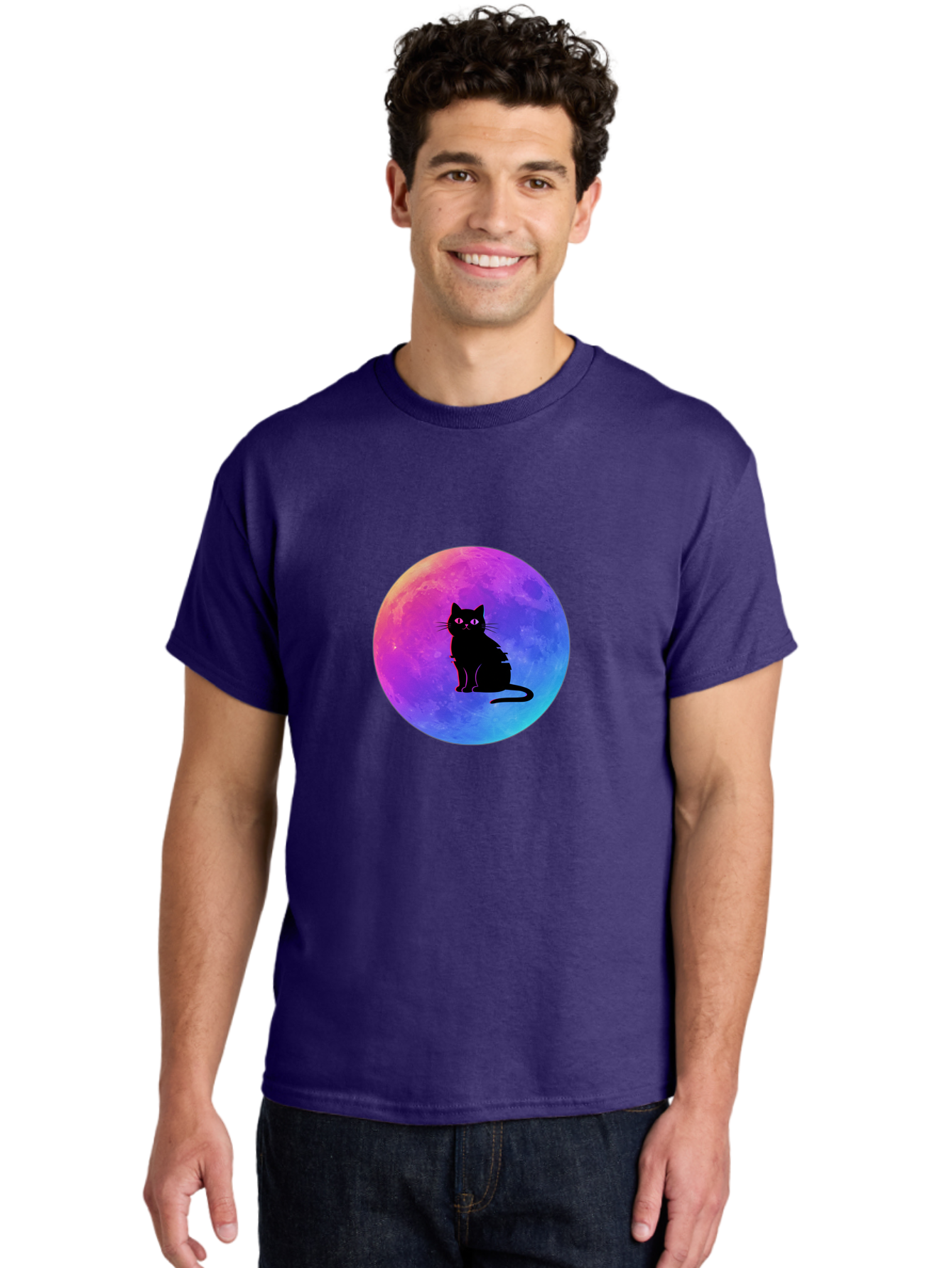 Cat-On-The-Moon Men'S Graphic Tee, 100% Cotton, Comfortable Casual Summer Wear, Machine Washable, Vintage Camera, Old Camera, Antique Camera, Black Camera, Classic Photography, Photography Equipment, Nostalgic Device, Film Camera, Camera Art Bai639