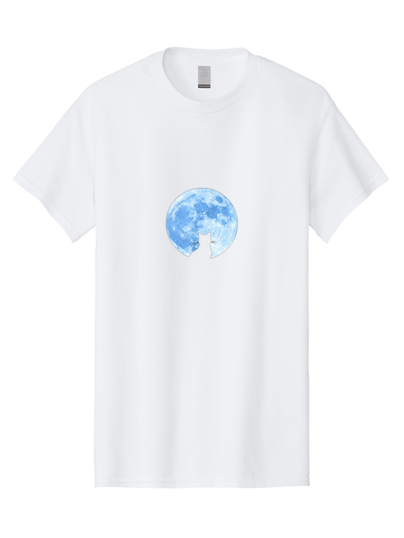 Cat-Silhouette-Moon-2 Men'S Graphic Tee, 100% Cotton, Comfortable Casual Summer Wear, Machine Washable, Vintage Camera, Old Camera, Antique Camera, Black Camera, Classic Photography, Photography Equipment, Nostalgic Device, Film Camera, Bai642