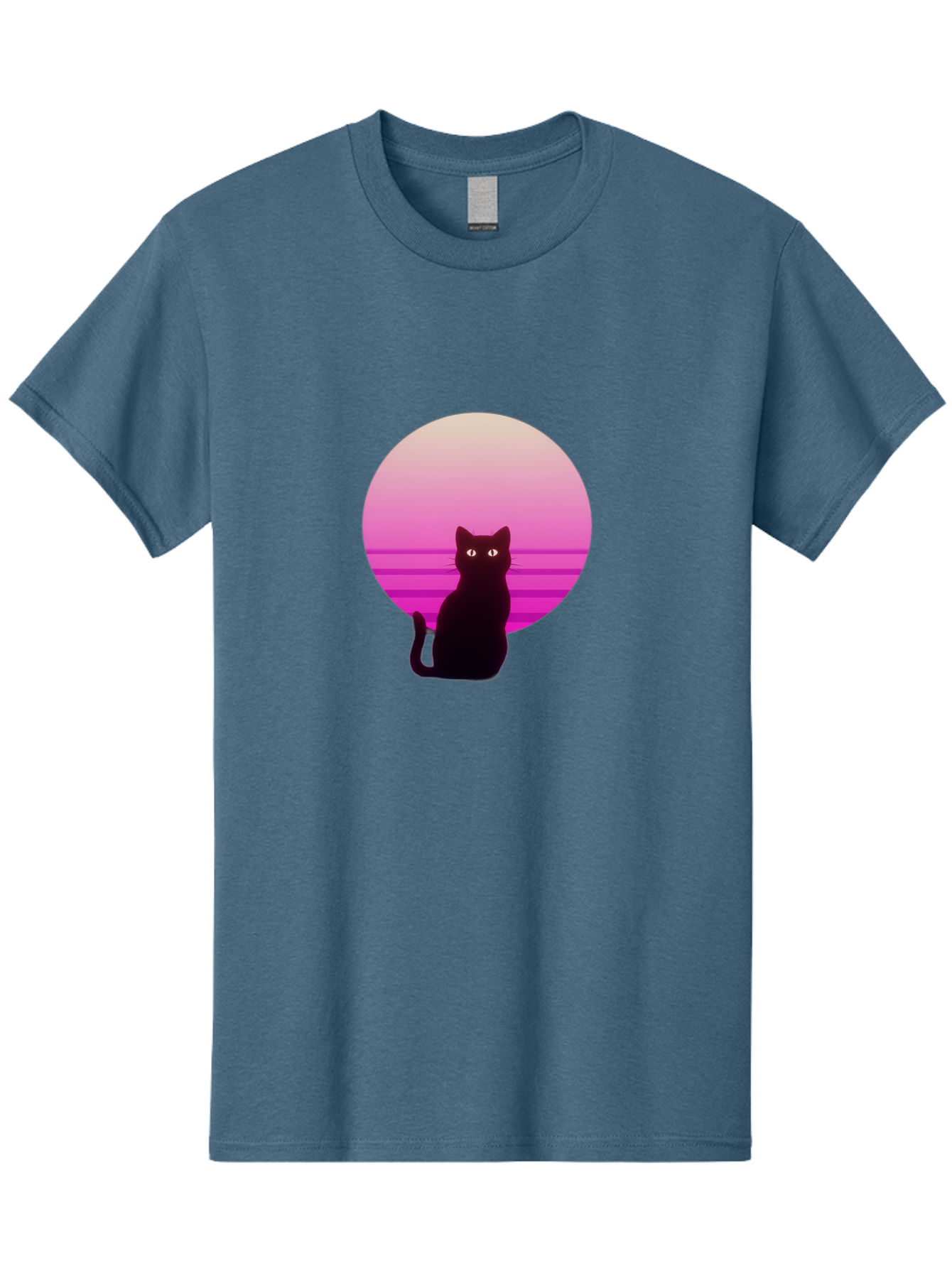 Cat-Silhouette Men'S Graphic Tee, 100% Cotton, Comfortable Casual Summer Wear, Machine Washable, Vintage Camera, Old Camera, Antique Camera, Black Camera, Classic Photography, Photography Equipment, Nostalgic Device, Film Camera, Camera Art Bai645