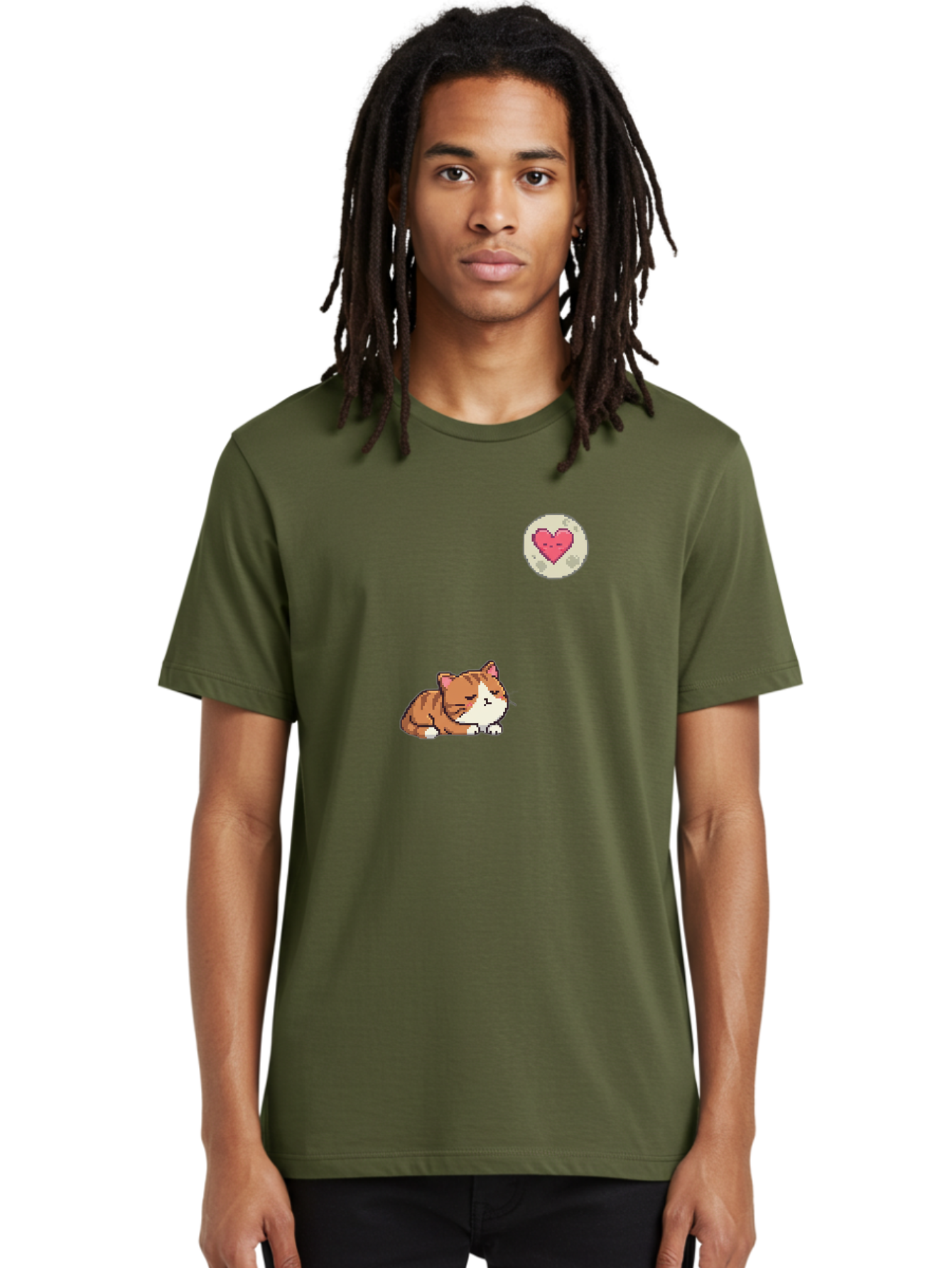 Cat-With-Heart Men'S Graphic Tee, 100% Cotton, Comfortable Casual Summer Wear, Machine Washable, Vintage Camera, Old Camera, Antique Camera, Black Camera, Classic Photography, Photography Equipment, Nostalgic Device, Film Camera, Camera Art Bai648