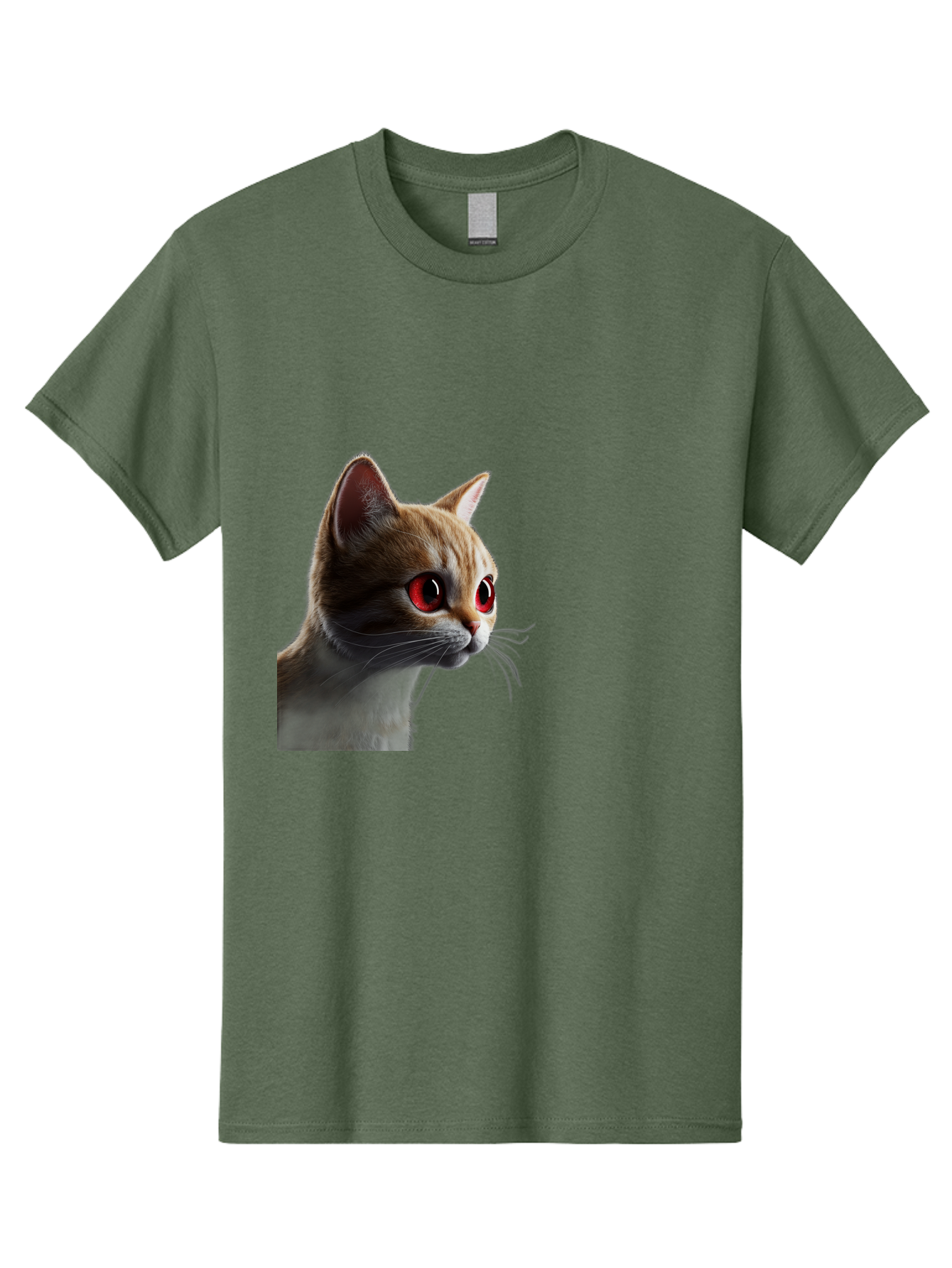 Cat-With-Red-Eyes Men'S Graphic Tee, 100% Cotton, Comfortable Casual Summer Wear, Machine Washable, Vintage Camera, Old Camera, Antique Camera, Black Camera, Classic Photography, Photography Equipment, Nostalgic Device, Film Camera, Camera Art Bai649