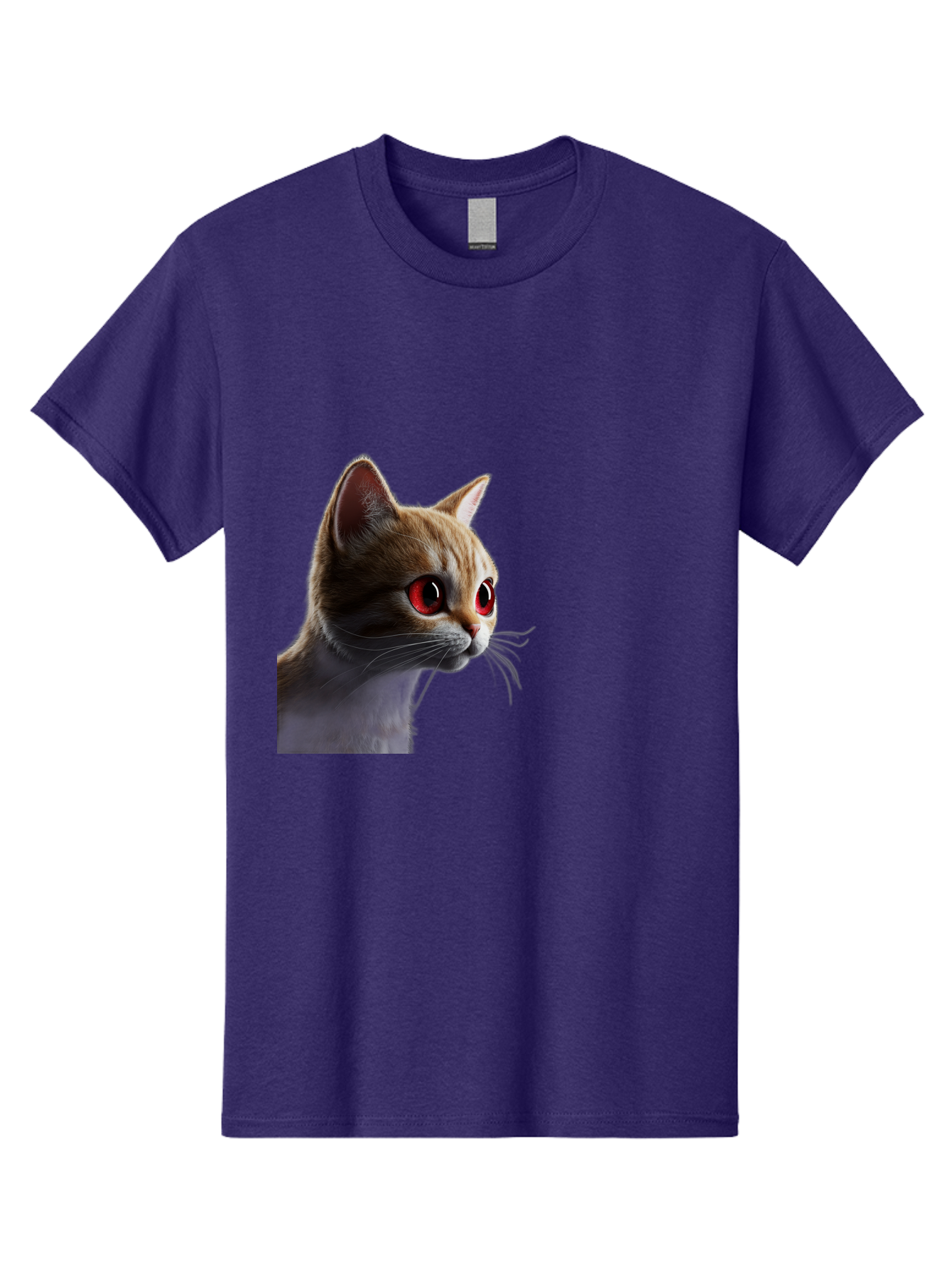 Cat-With-Red-Eyes Men'S Graphic Tee, 100% Cotton, Comfortable Casual Summer Wear, Machine Washable, Vintage Camera, Old Camera, Antique Camera, Black Camera, Classic Photography, Photography Equipment, Nostalgic Device, Film Camera, Camera Art Bai649