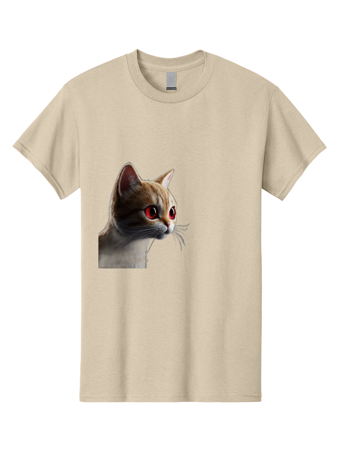 Cat-With-Red-Eyes Men'S Graphic Tee, 100% Cotton, Comfortable Casual Summer Wear, Machine Washable, Vintage Camera, Old Camera, Antique Camera, Black Camera, Classic Photography, Photography Equipment, Nostalgic Device, Film Camera, Camera Art Bai649