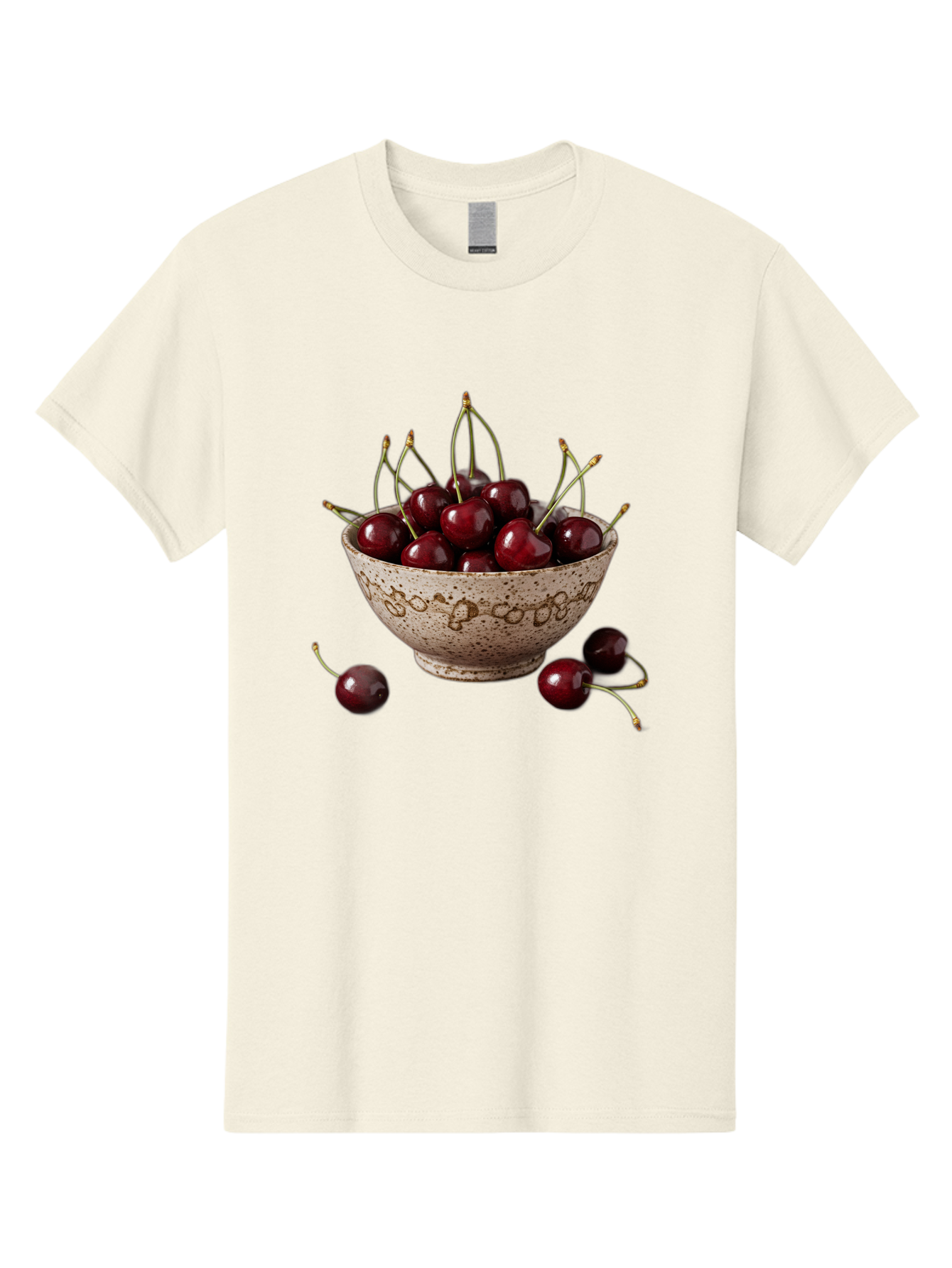Ceramic-Bowl-Of-Cherries Men'S Graphic Tee, 100% Cotton, Comfortable Casual Summer Wear, Machine Washable, Vintage Camera, Old Camera, Antique Camera, Black Camera, Classic Photography, Photography Equipment, Nostalgic Device, Film Camera, Bai651