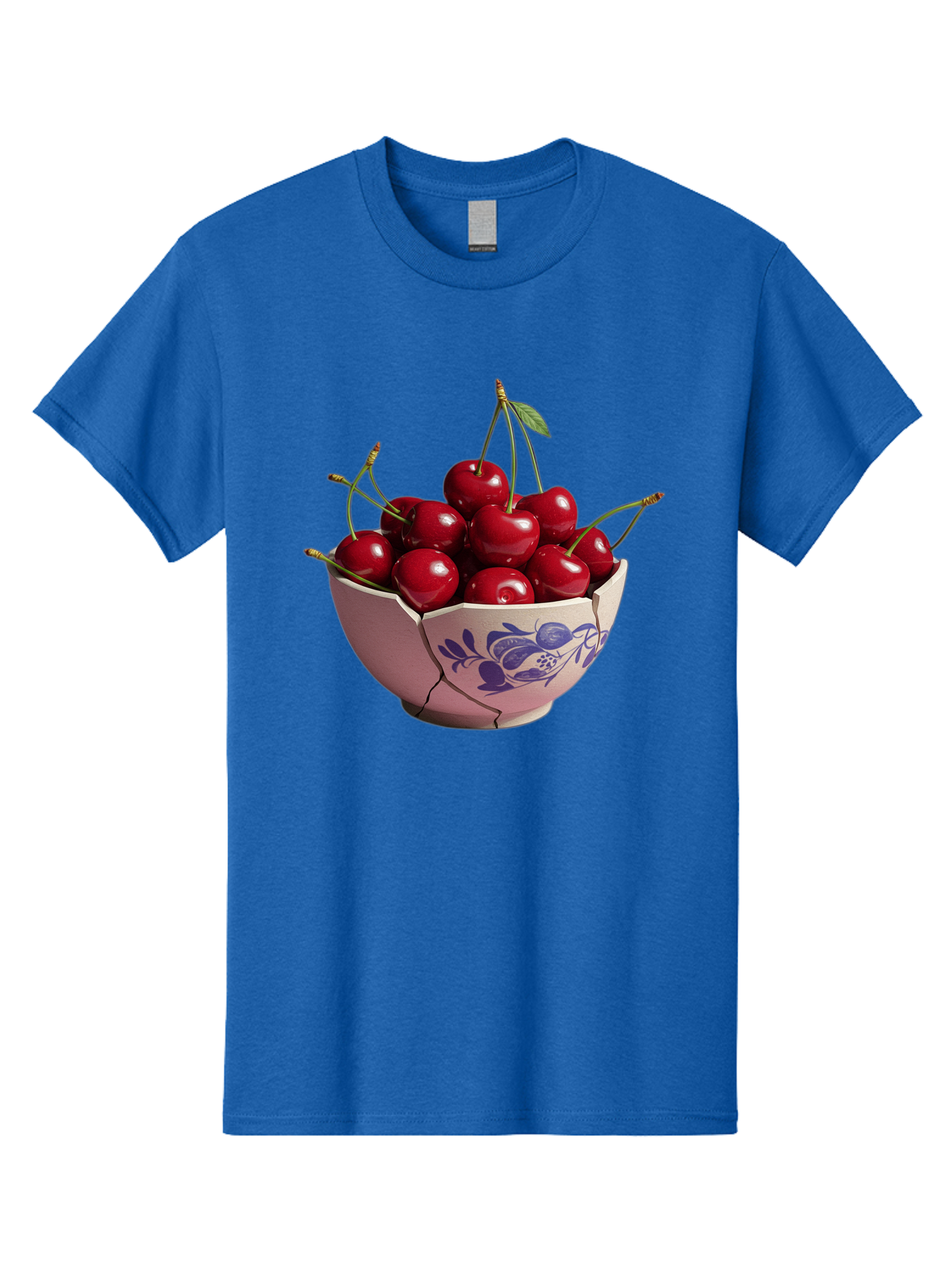 Ceramic-Bowl-With-Cherries-1 Men'S Graphic Tee, 100% Cotton, Comfortable Casual Summer Wear, Machine Washable, Vintage Camera, Old Camera, Antique Camera, Black Camera, Classic Photography, Photography Equipment, Nostalgic Device, Film Camera, Bai652