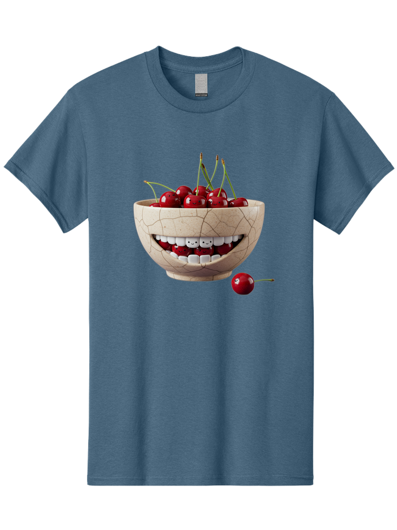 Ceramic-Bowl-With-Cherries Men'S Graphic Tee, 100% Cotton, Comfortable Casual Summer Wear, Machine Washable, Vintage Camera, Old Camera, Antique Camera, Black Camera, Classic Photography, Photography Equipment, Nostalgic Device, Film Camera, Bai653