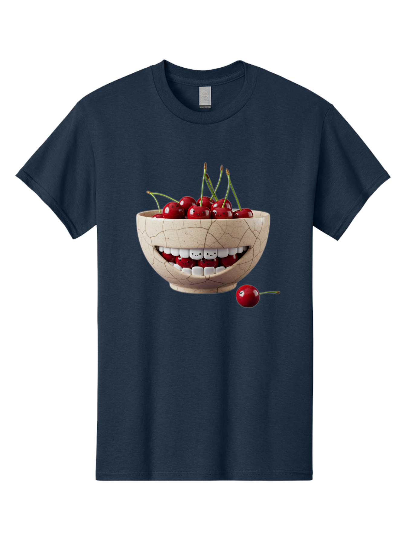 Ceramic-Bowl-With-Cherries Men'S Graphic Tee, 100% Cotton, Comfortable Casual Summer Wear, Machine Washable, Vintage Camera, Old Camera, Antique Camera, Black Camera, Classic Photography, Photography Equipment, Nostalgic Device, Film Camera, Bai653