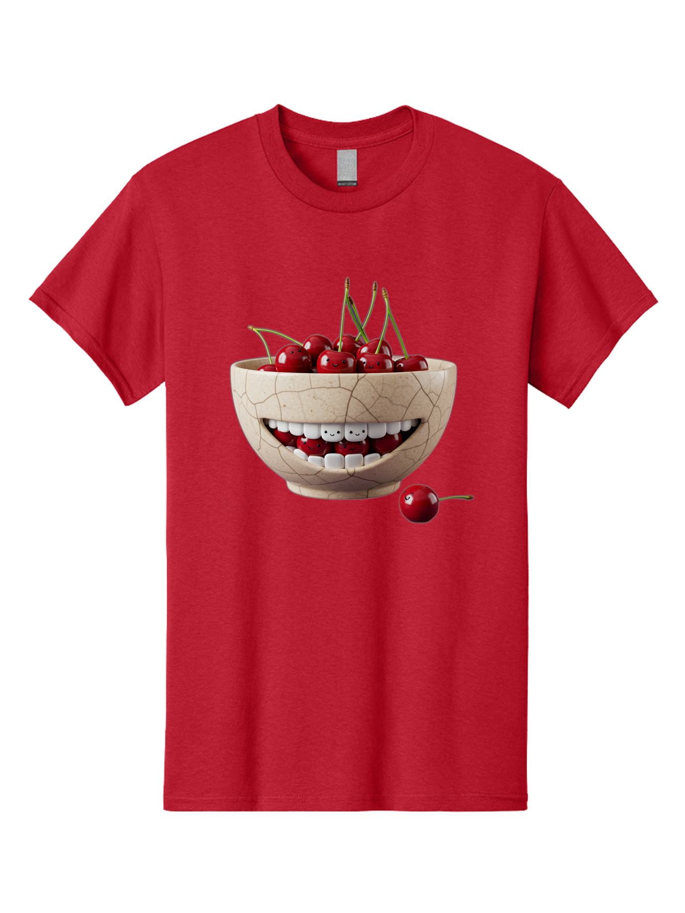 Ceramic-Bowl-With-Cherries Men'S Graphic Tee, 100% Cotton, Comfortable Casual Summer Wear, Machine Washable, Vintage Camera, Old Camera, Antique Camera, Black Camera, Classic Photography, Photography Equipment, Nostalgic Device, Film Camera, Bai653